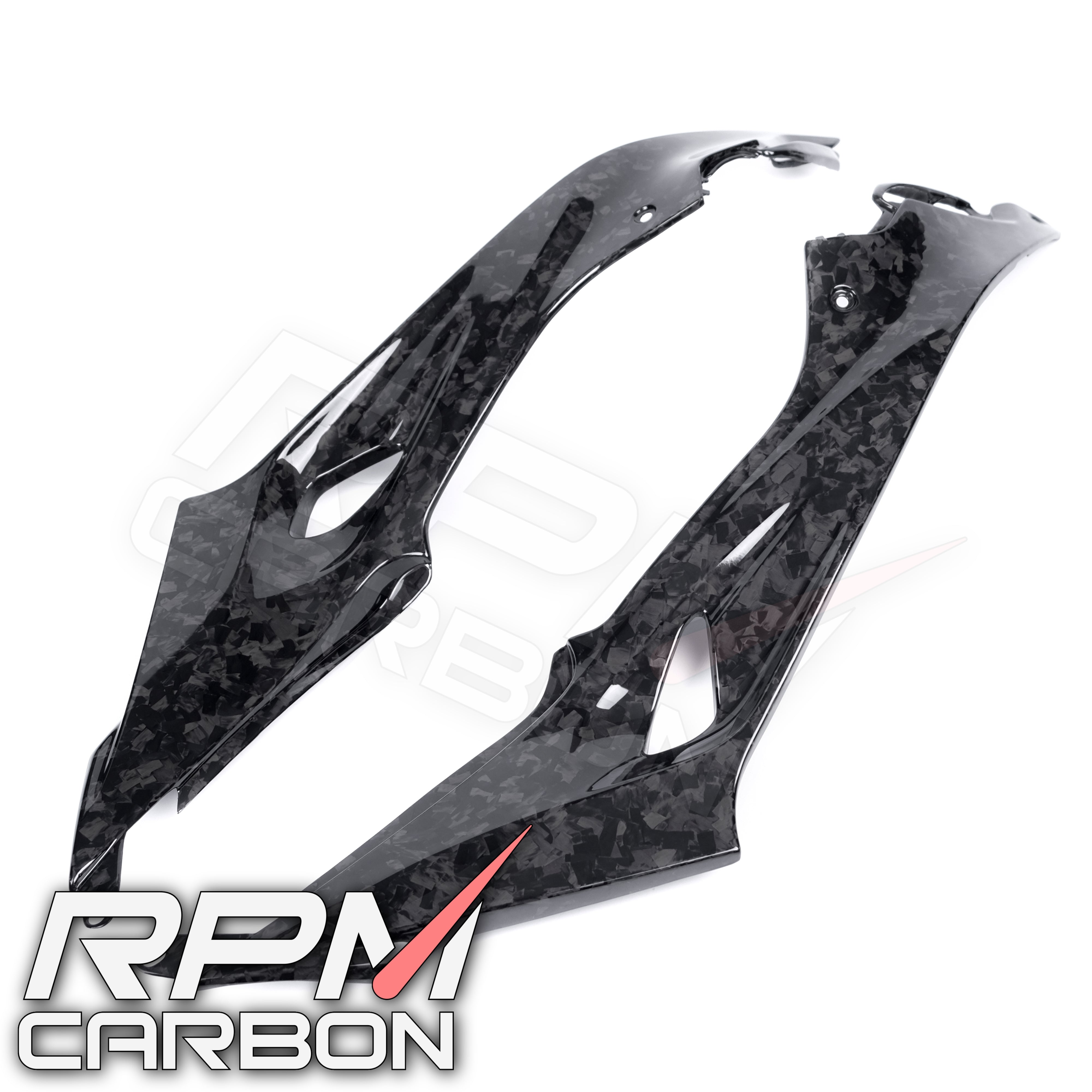 BMW S1000RR Carbon Fiber Tank Side Panels Carbon Fiber