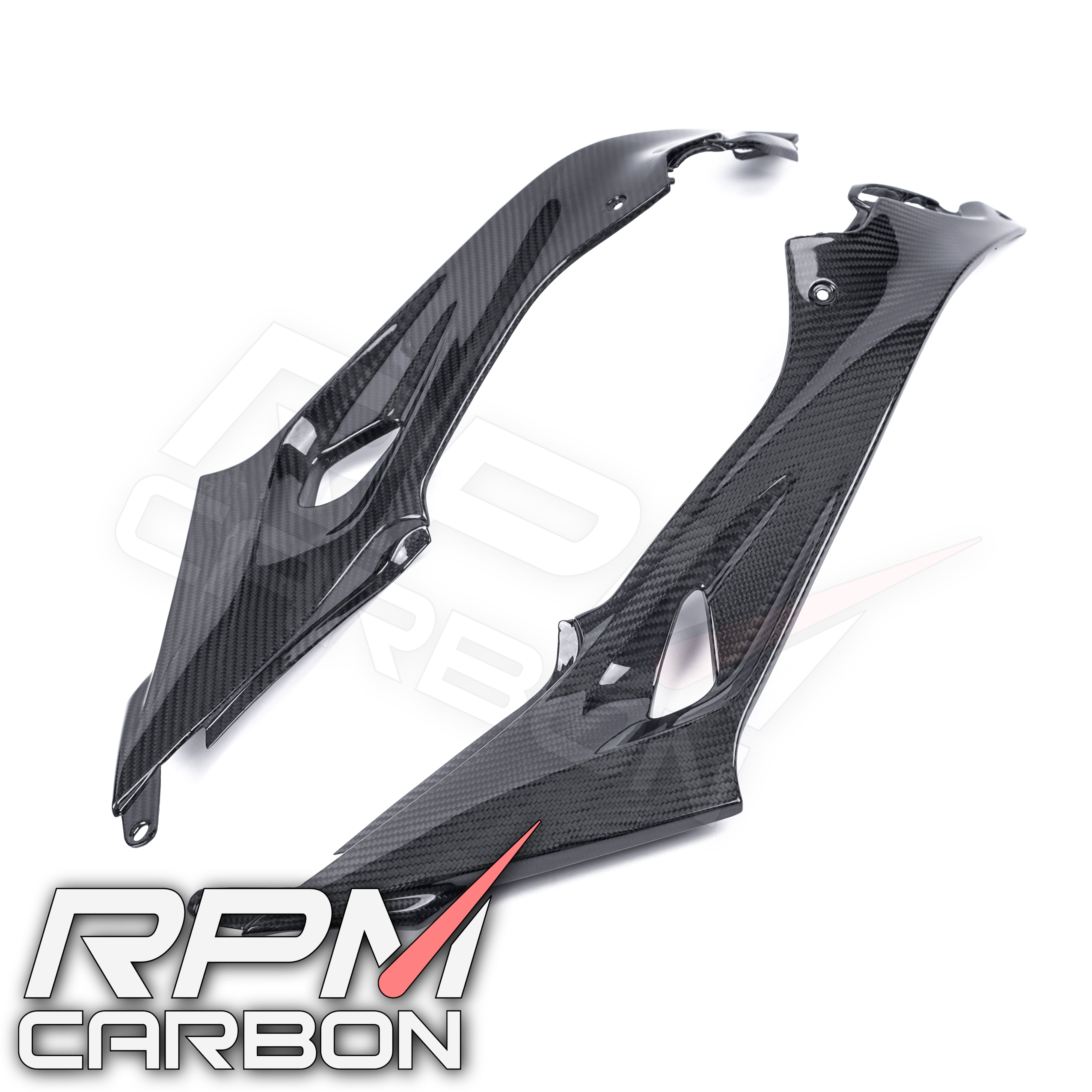 BMW S1000RR Carbon Fiber Tank Side Panels Carbon Fiber