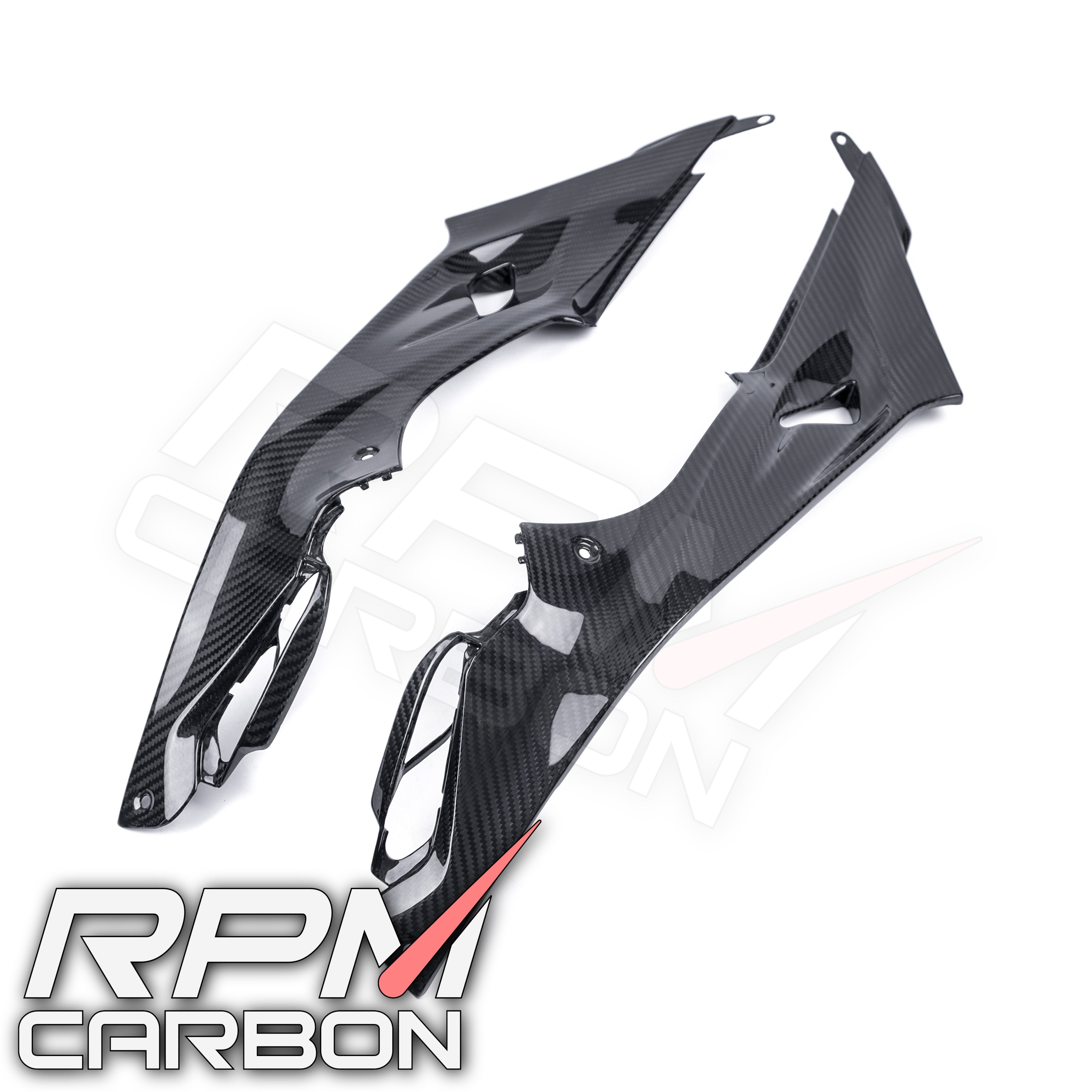 BMW S1000RR Carbon Fiber Tank Side Panels Carbon Fiber