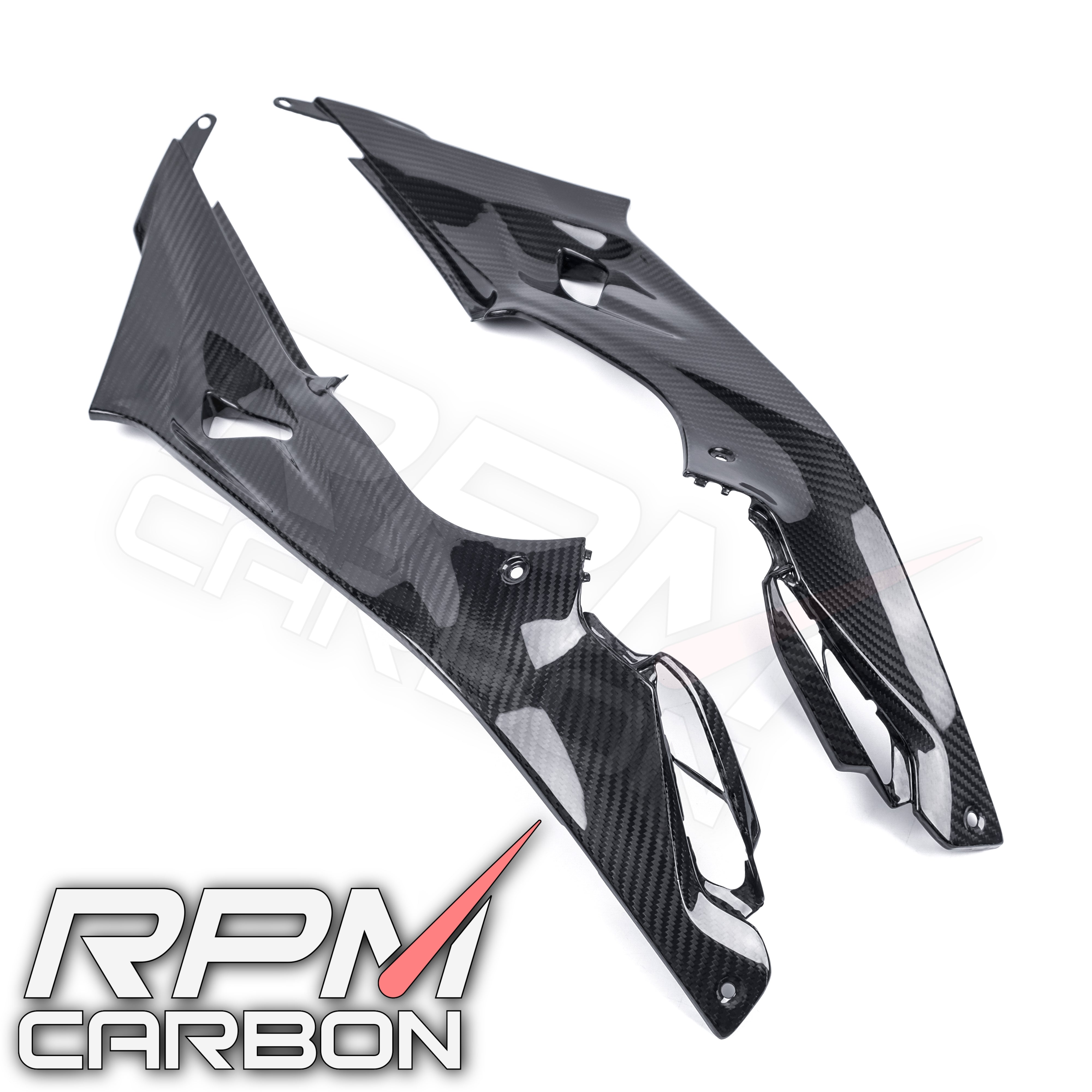 BMW S1000RR Carbon Fiber Tank Side Panels Carbon Fiber