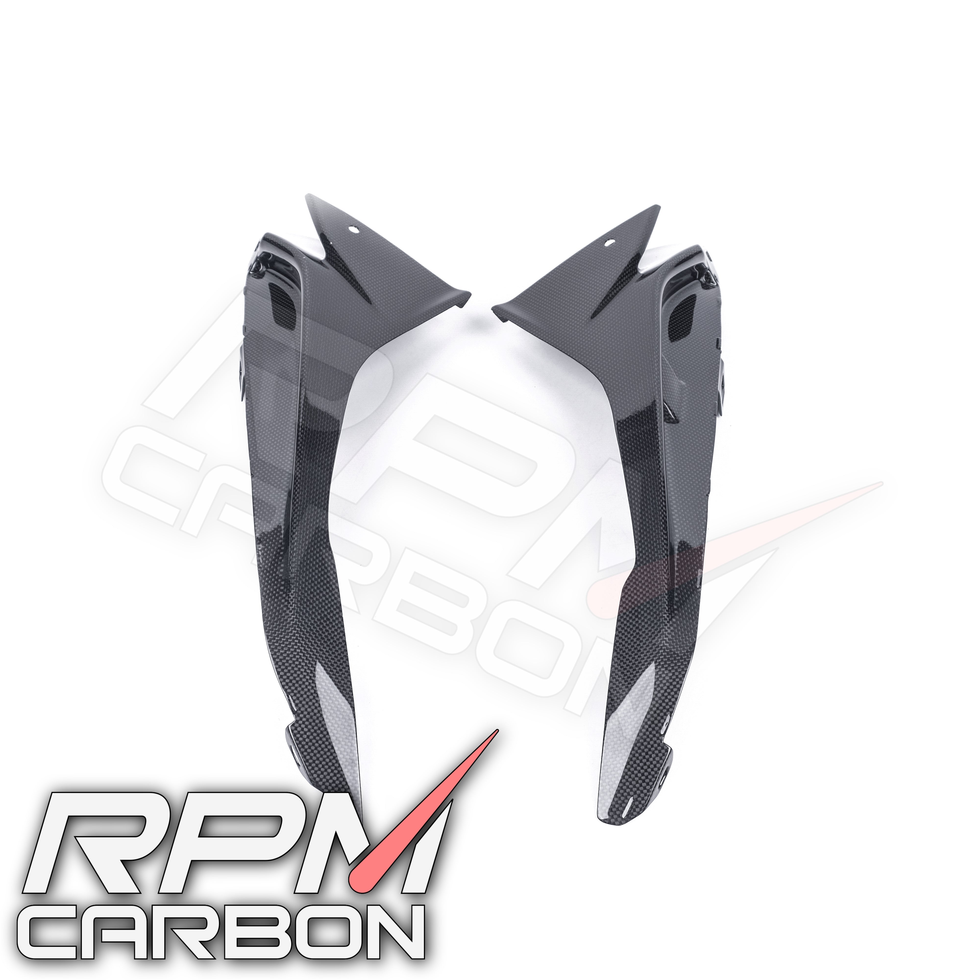 BMW S1000RR Carbon Fiber Upper Side Fairings Cowls