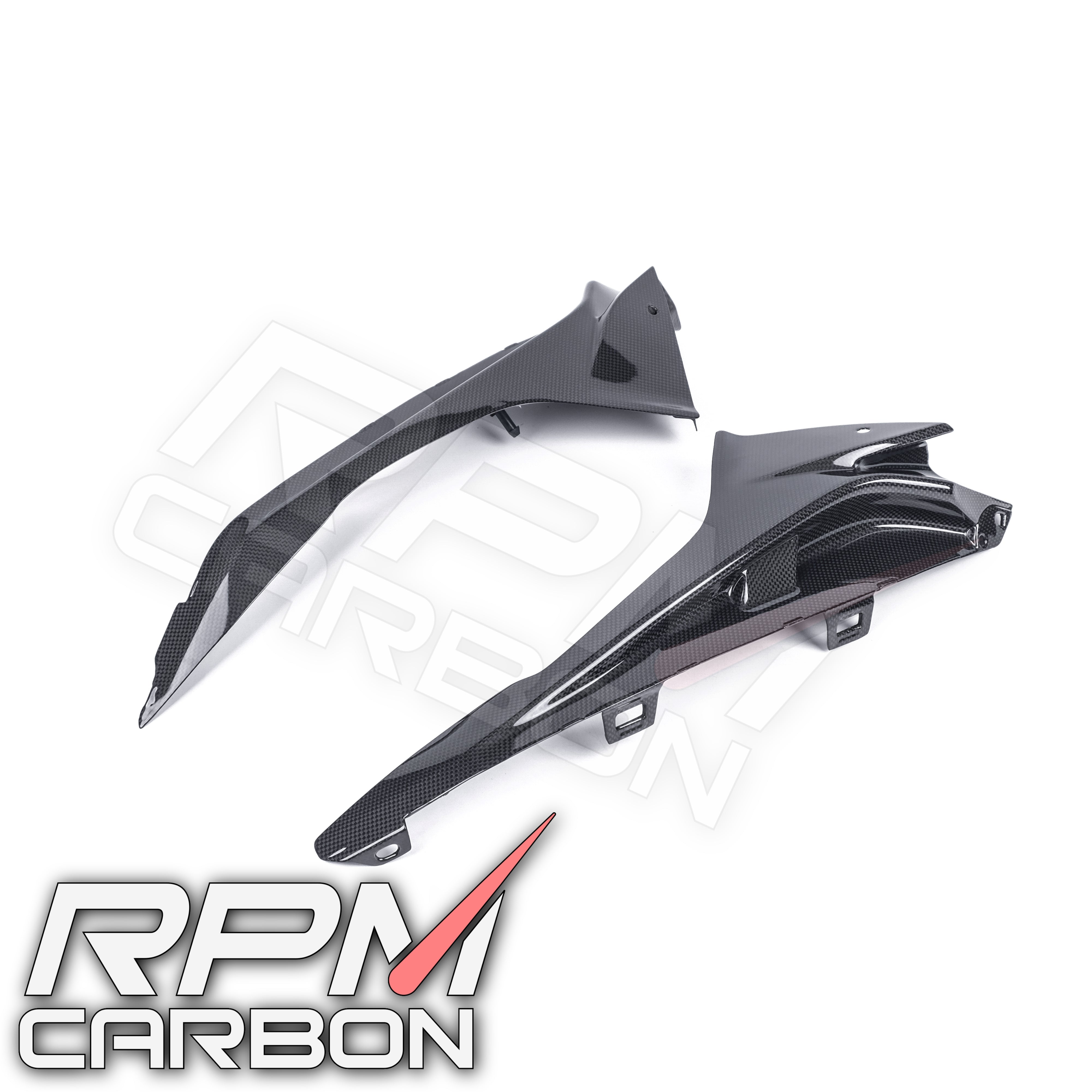 BMW S1000RR Carbon Fiber Upper Side Fairings Cowls
