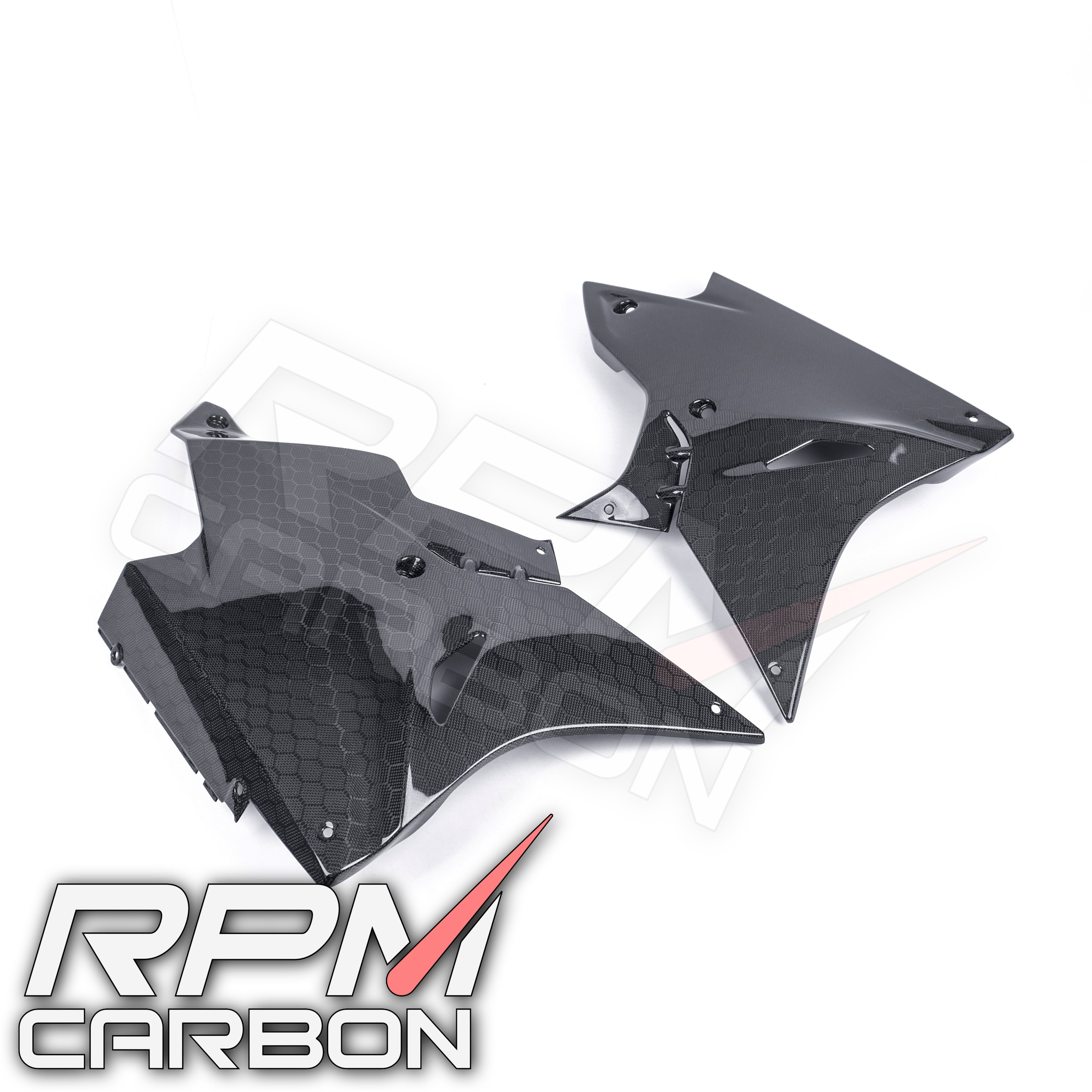 BMW S1000RR Carbon Fiber Lower Side Fairings