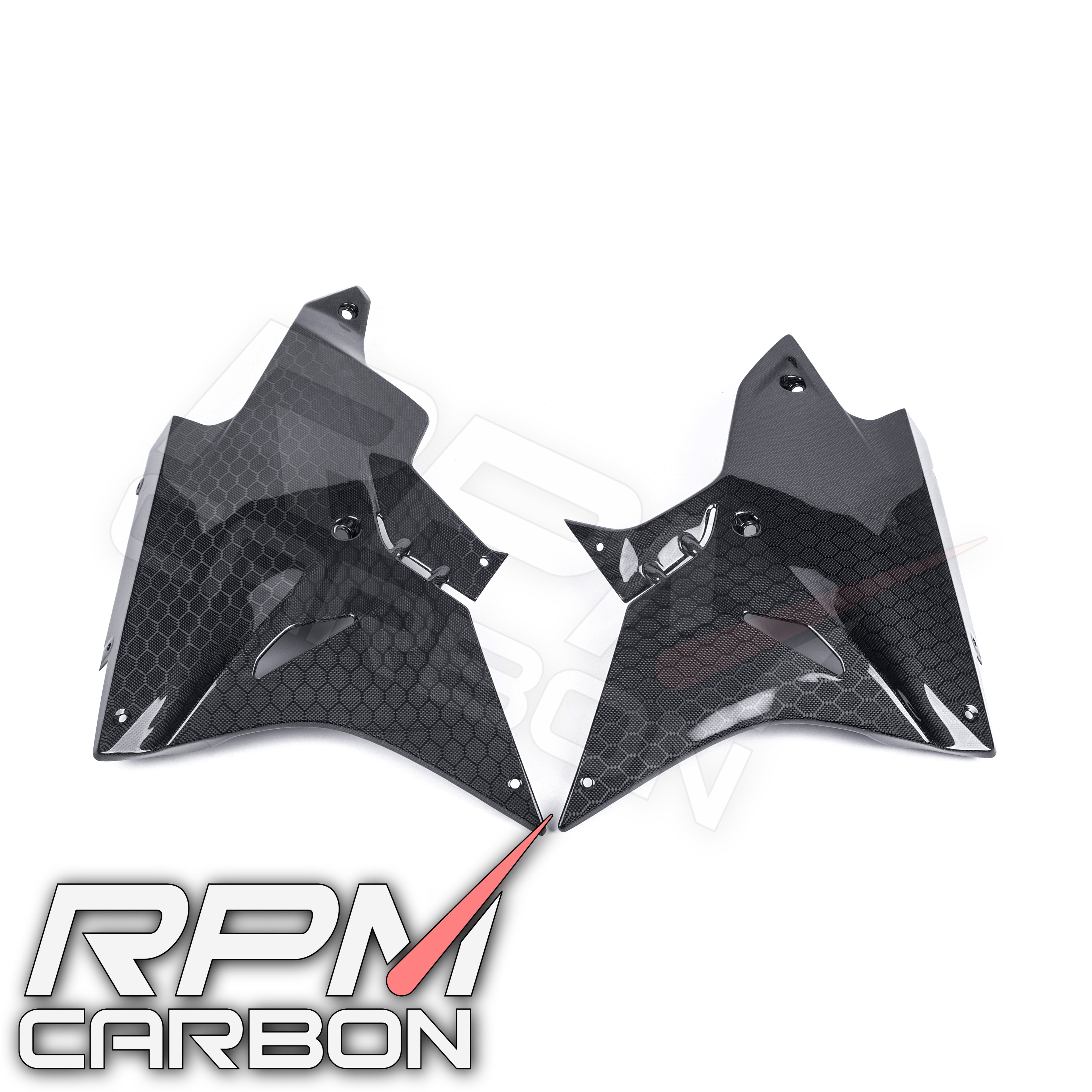 BMW S1000RR Carbon Fiber Lower Side Fairings