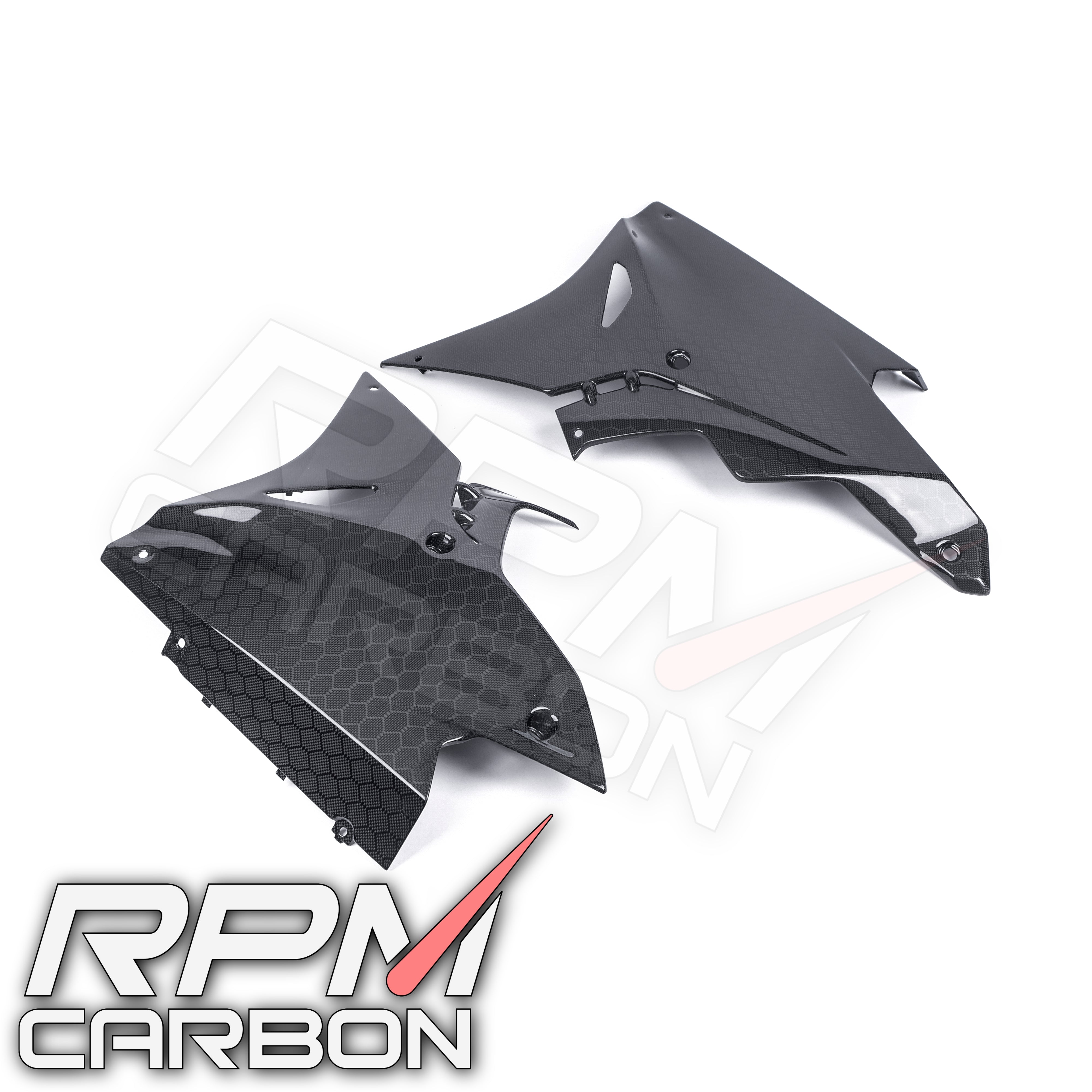 BMW S1000RR Carbon Fiber Lower Side Fairings