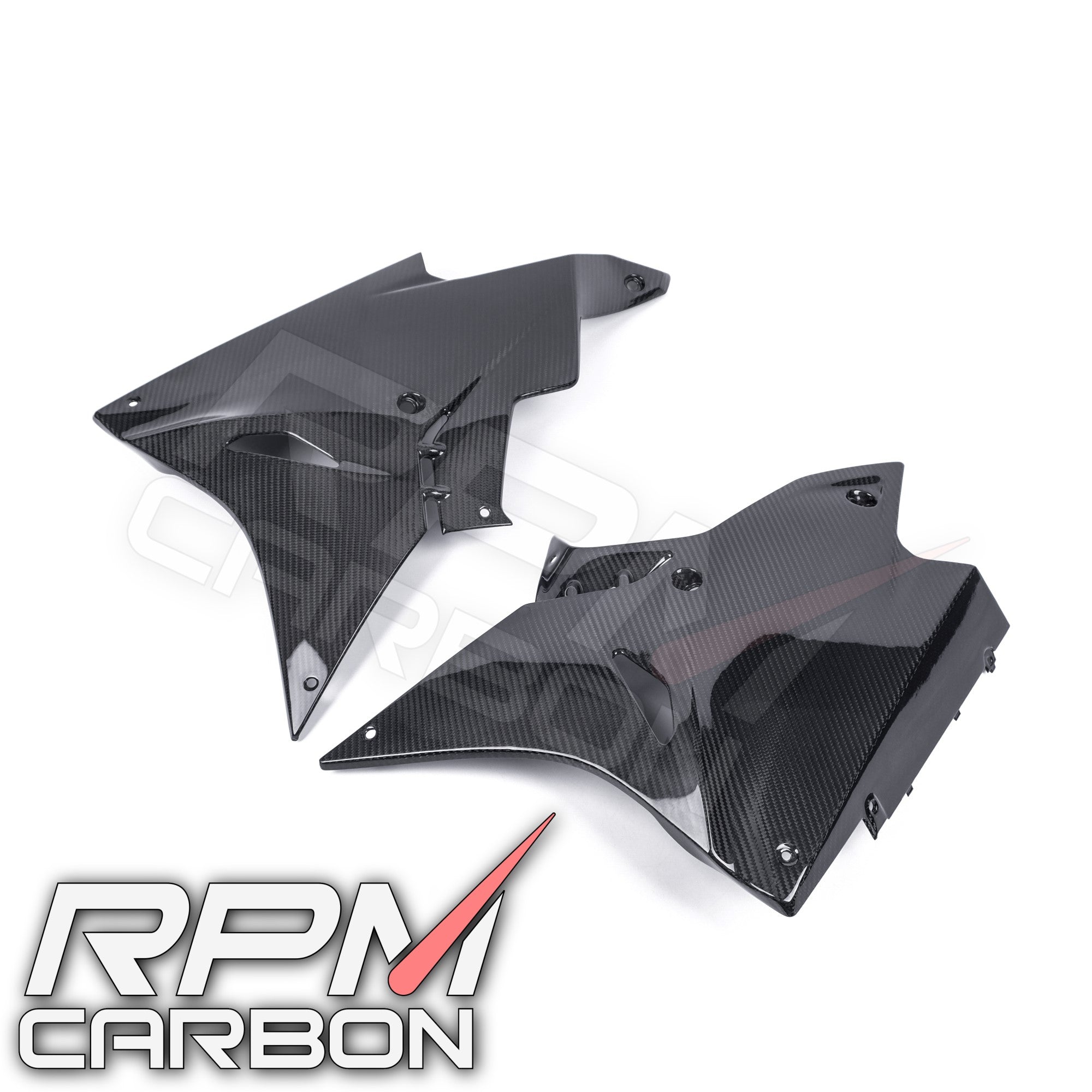 BMW S1000RR Carbon Fiber Lower Side Fairings