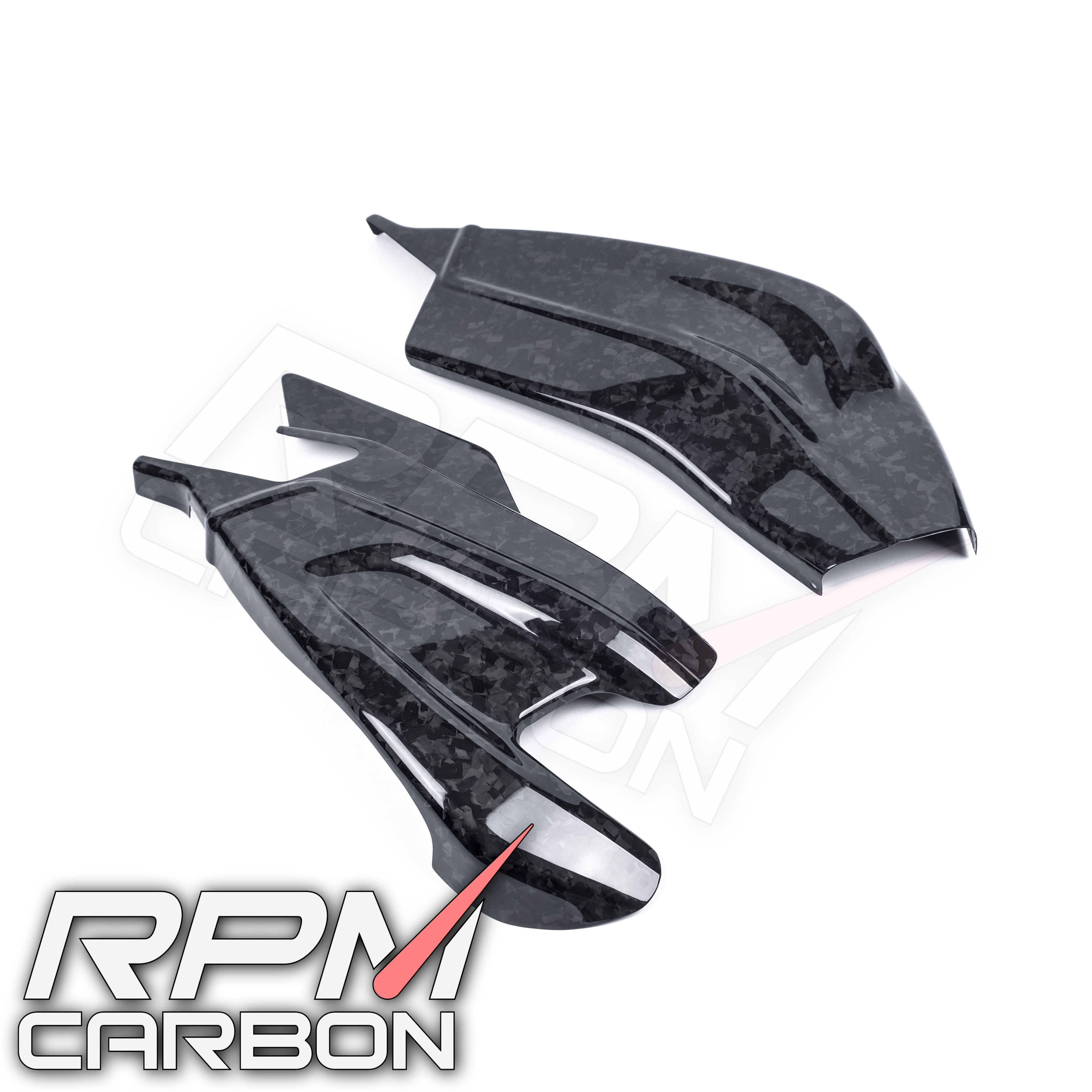 BMW S1000RR S1000R Carbon Fiber Swingarm Covers Protection