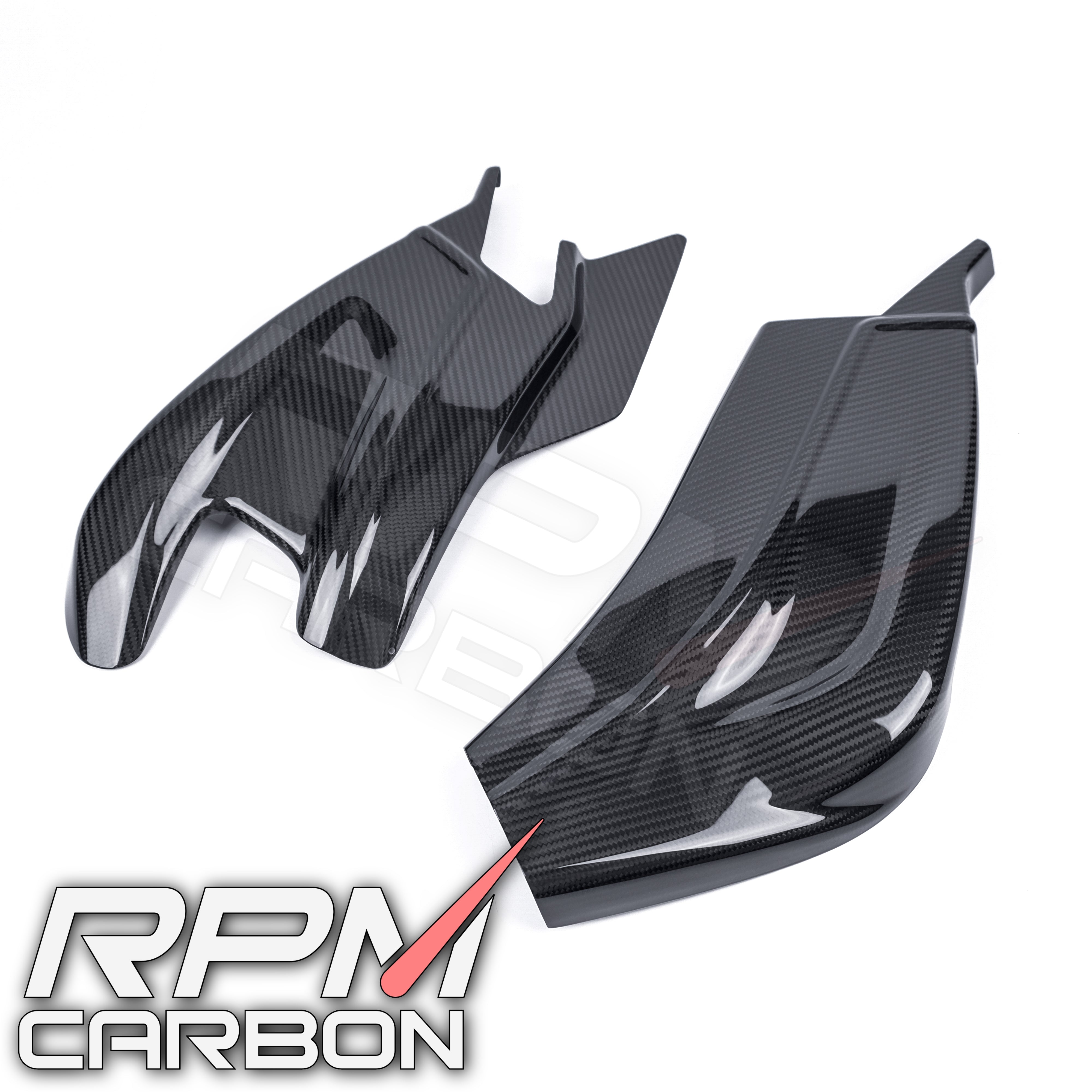 BMW S1000RR S1000R Carbon Fiber Swingarm Covers Protection