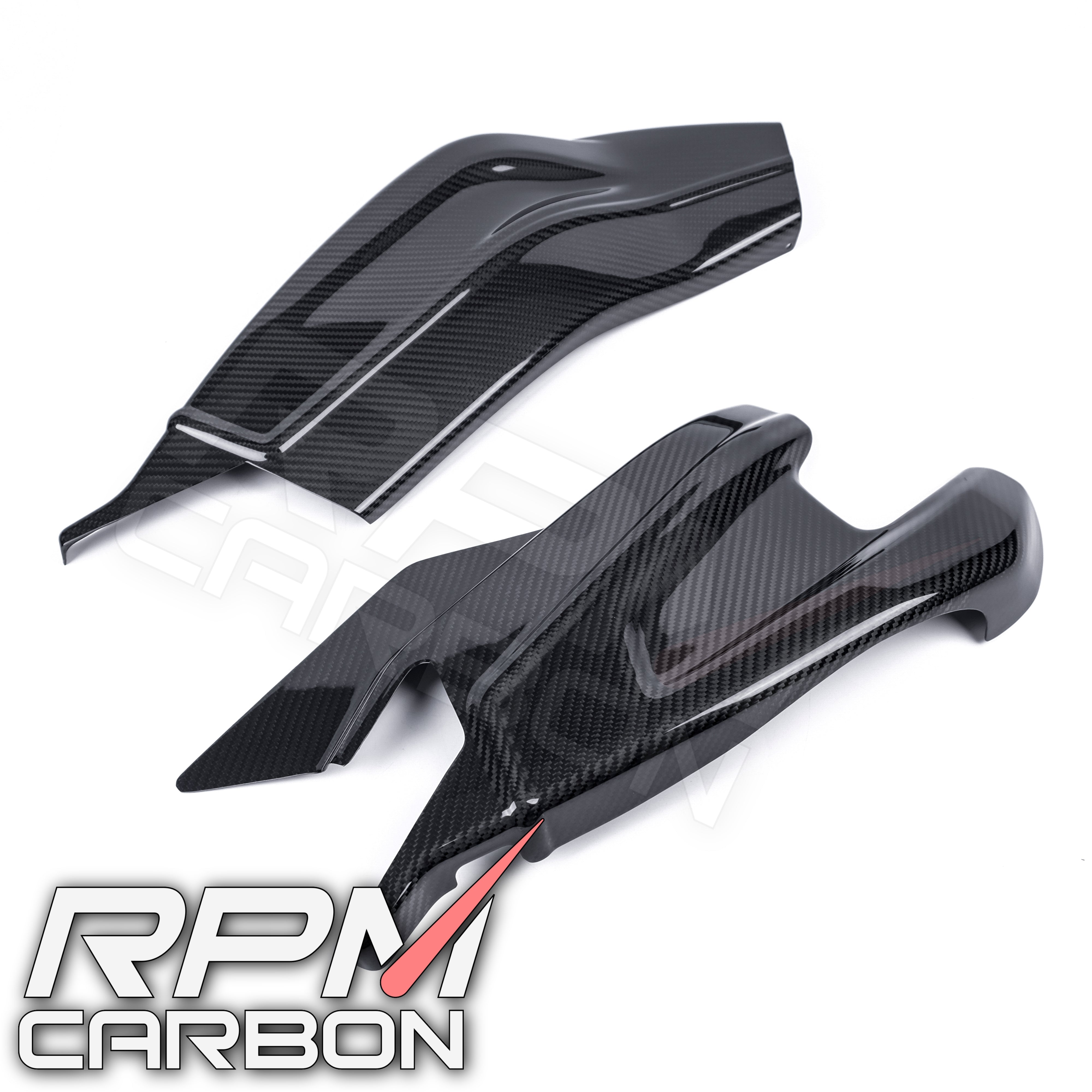 BMW S1000RR S1000R Carbon Fiber Swingarm Covers Protection