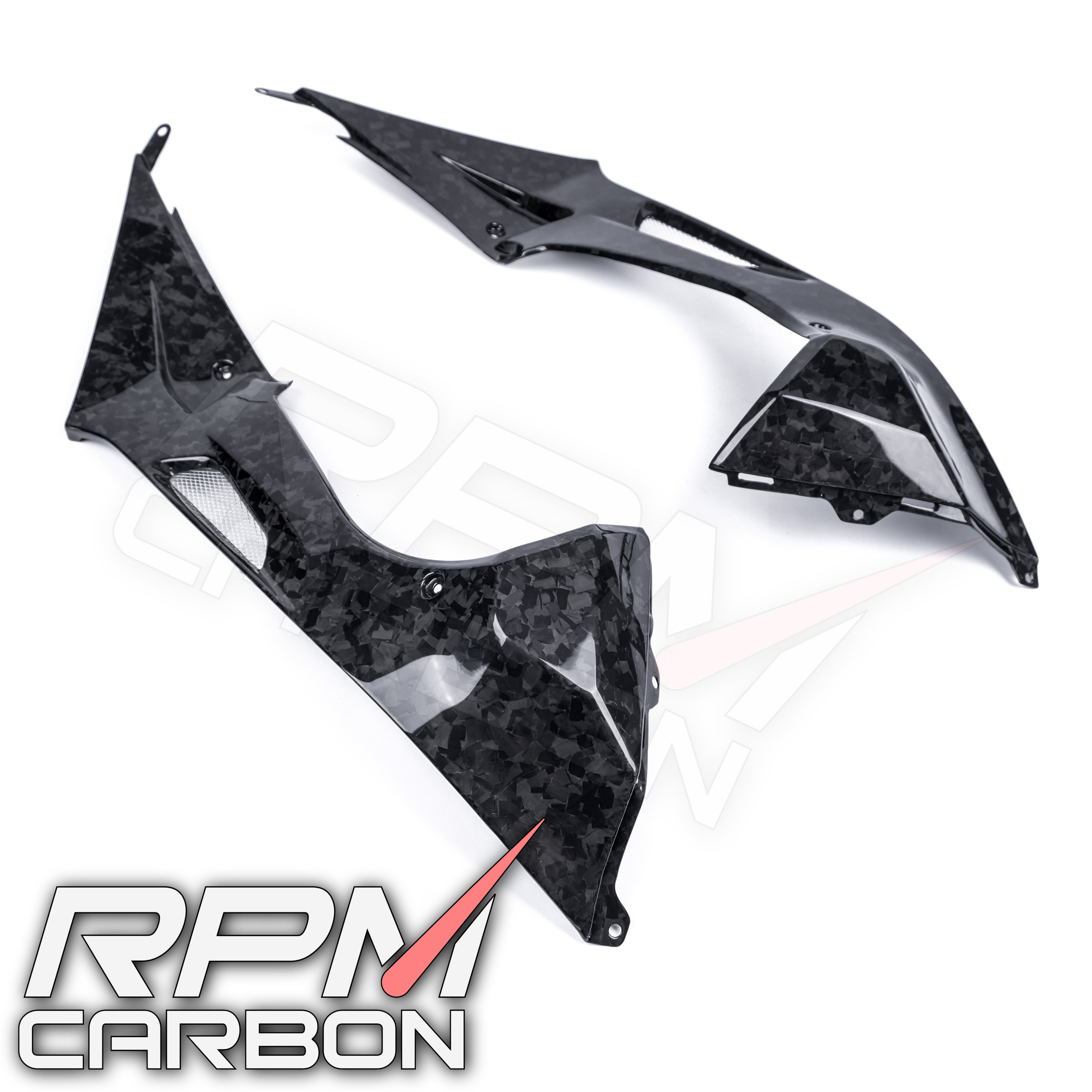 BMW S1000RR HP4 Carbon Fiber Tank Side Panels Carbon Fiber