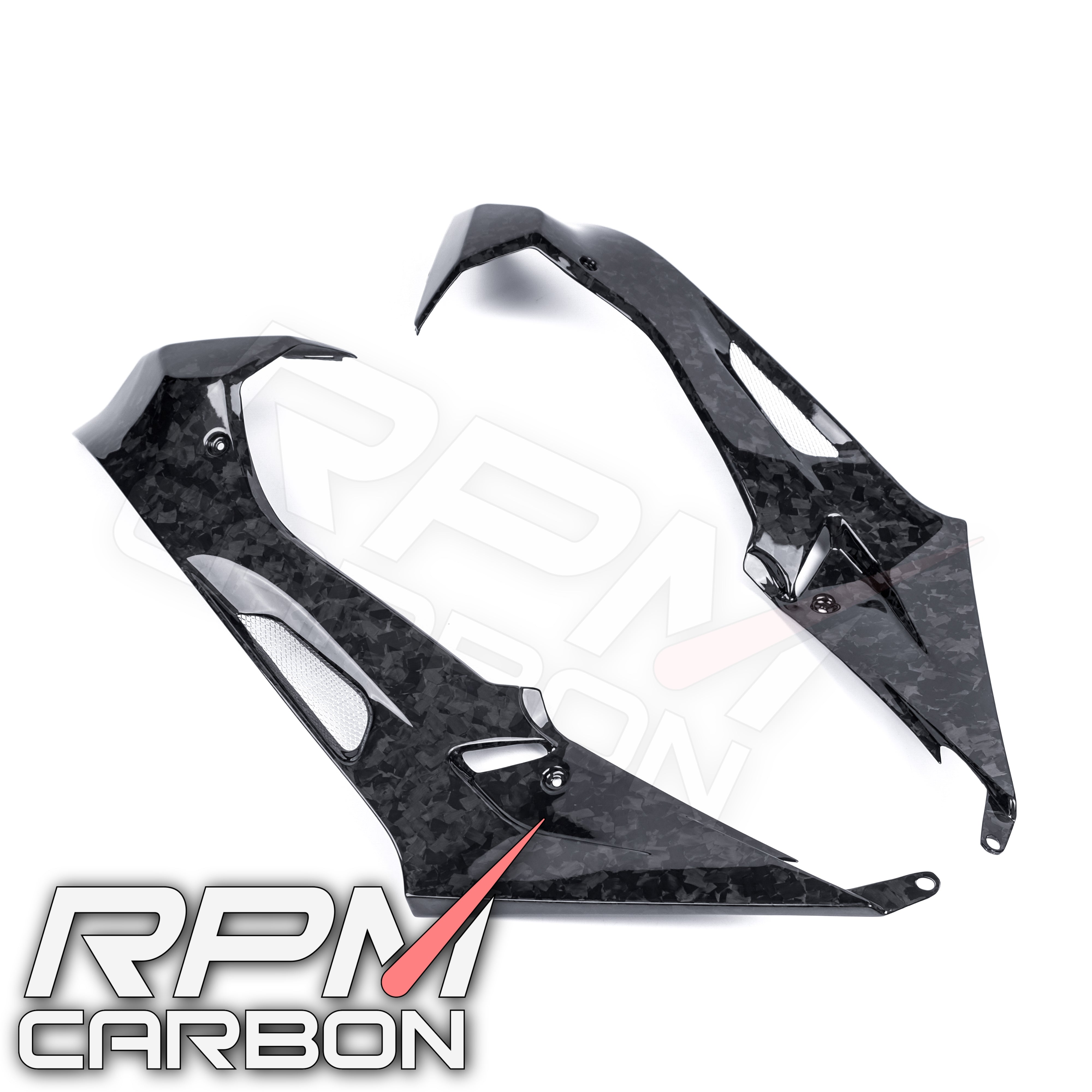 BMW S1000RR HP4 Carbon Fiber Tank Side Panels Carbon Fiber