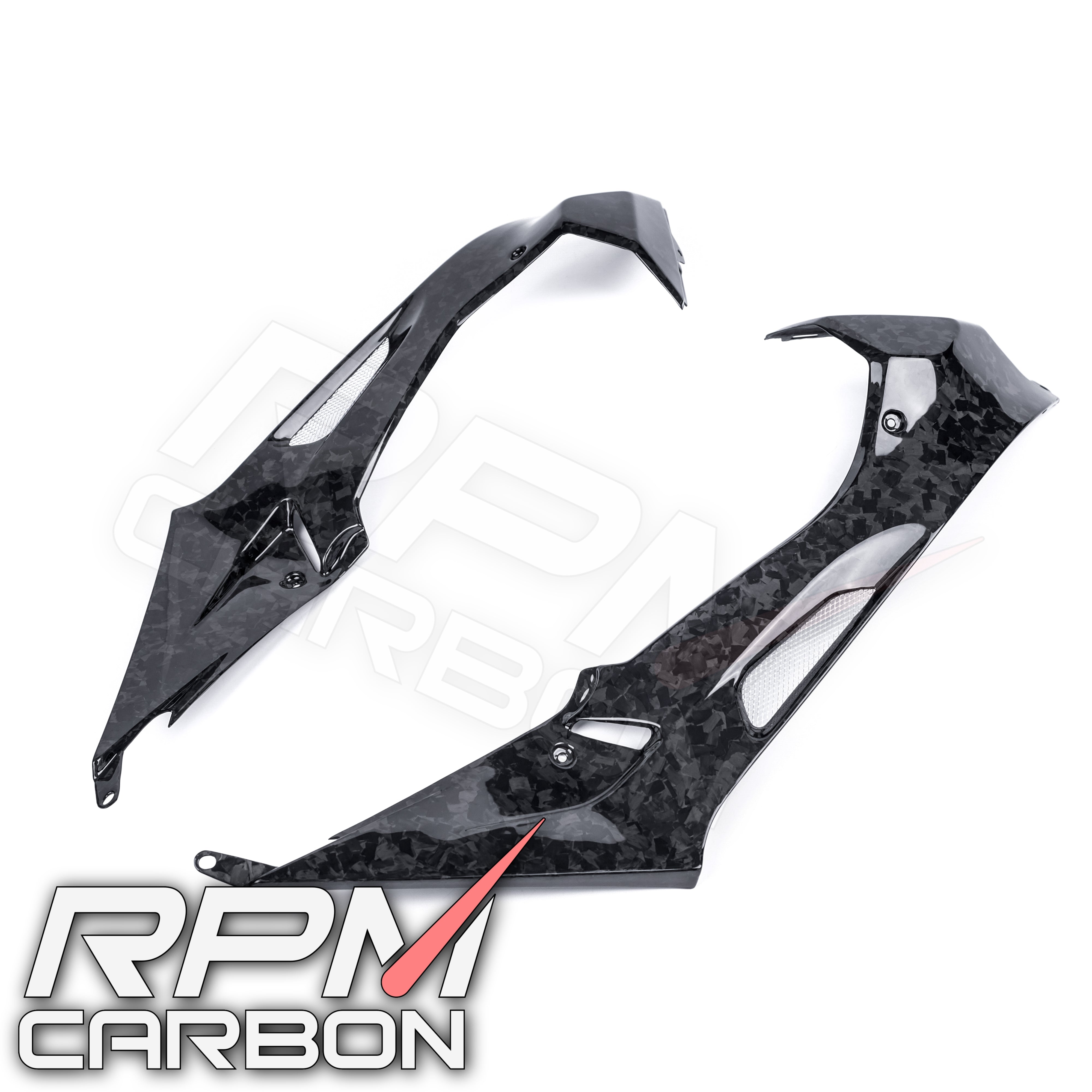 BMW S1000RR HP4 Carbon Fiber Tank Side Panels Carbon Fiber