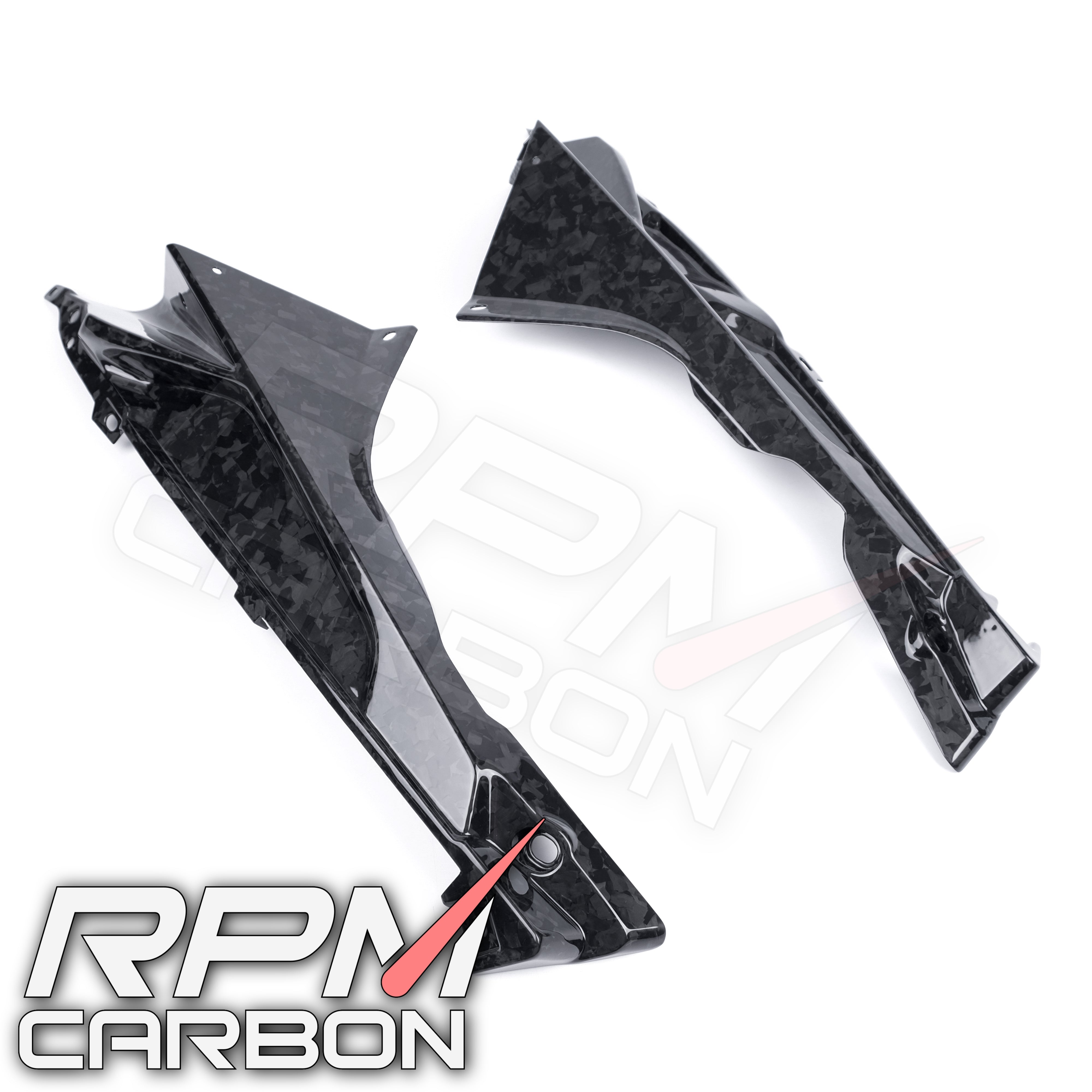 BMW HP4 S1000RR Carbon Fiber Upper Side Fairings Cowls