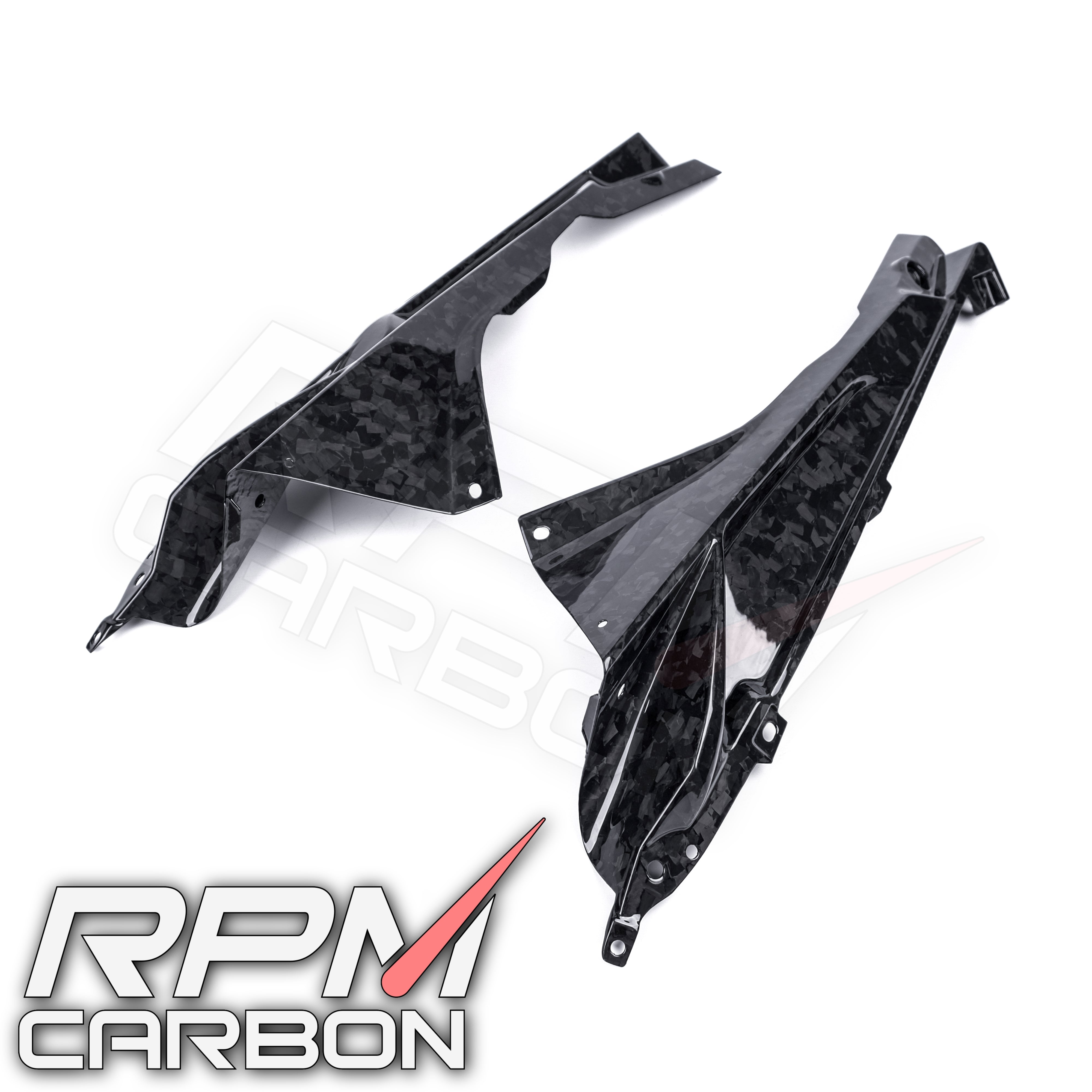 BMW HP4 S1000RR Carbon Fiber Upper Side Fairings Cowls