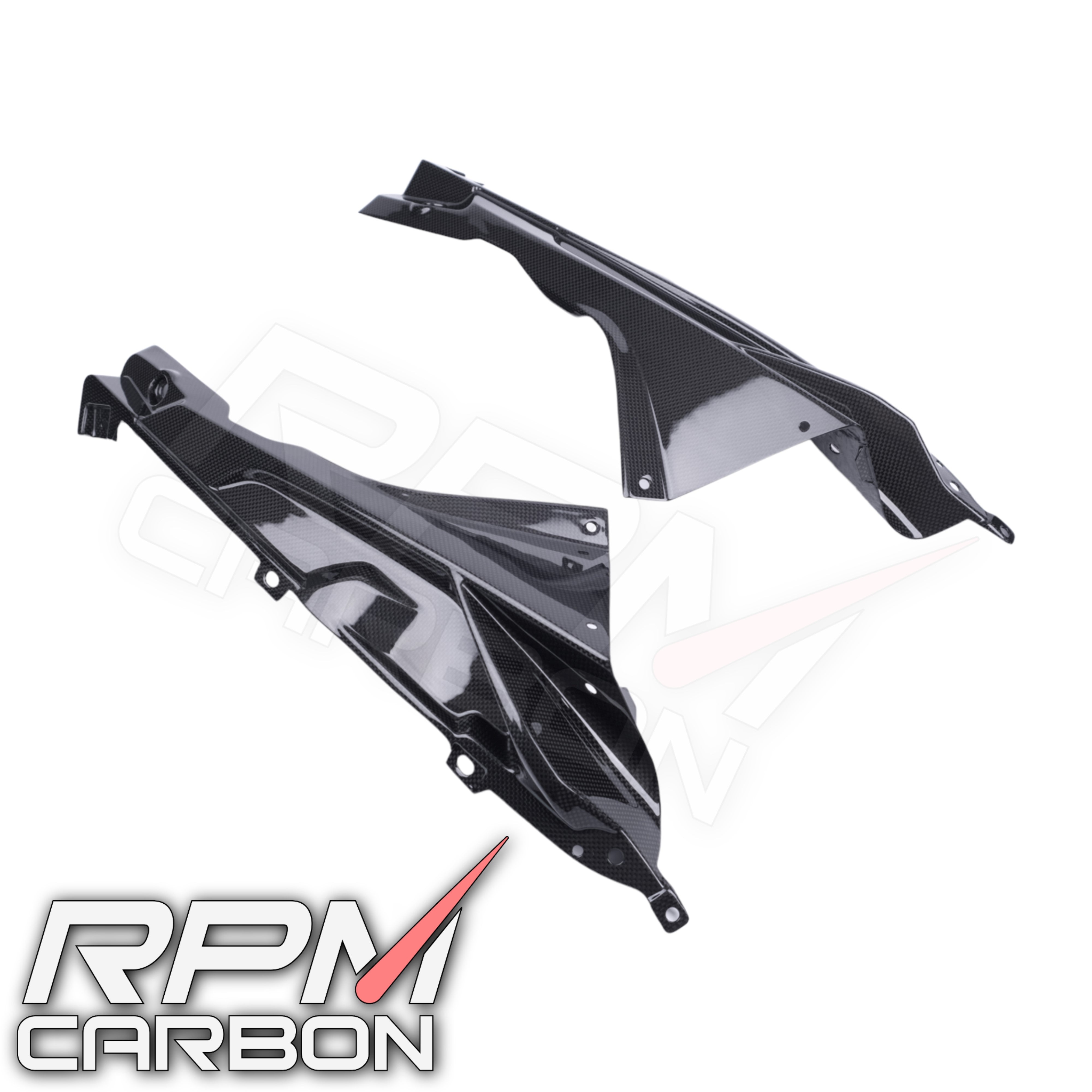 BMW HP4 S1000RR Carbon Fiber Upper Side Fairings Cowls