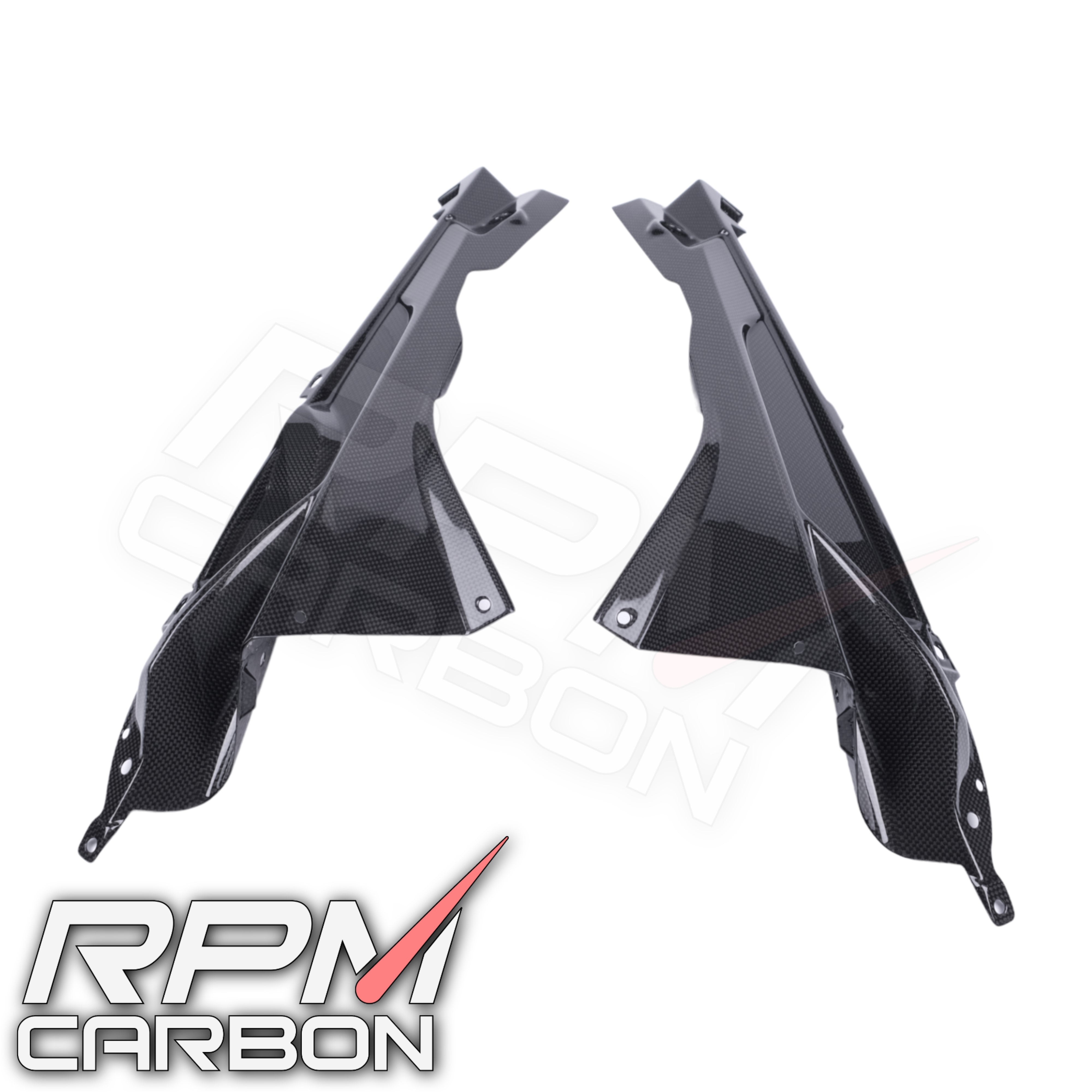 BMW HP4 S1000RR Carbon Fiber Upper Side Fairings Cowls