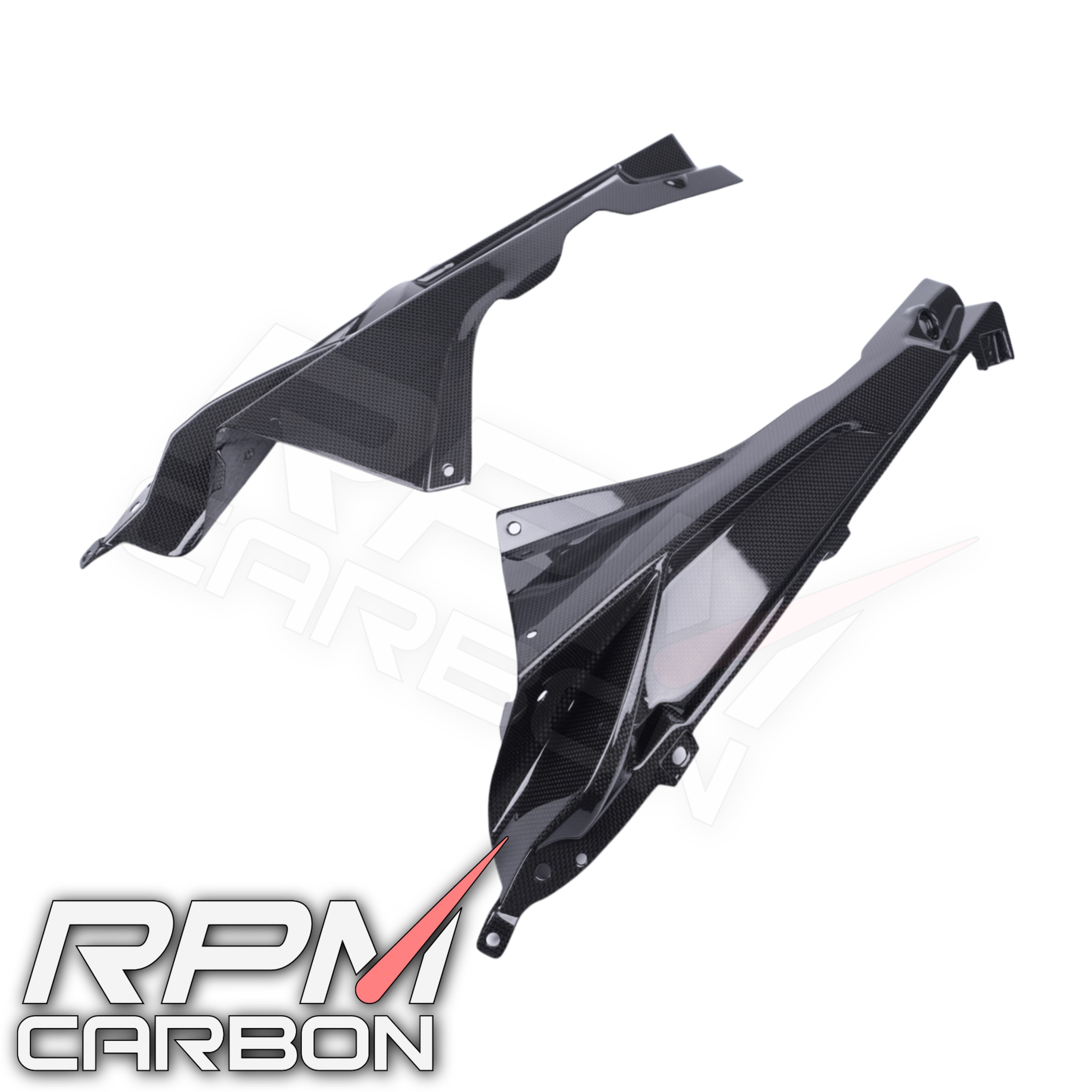 BMW HP4 S1000RR Carbon Fiber Upper Side Fairings Cowls