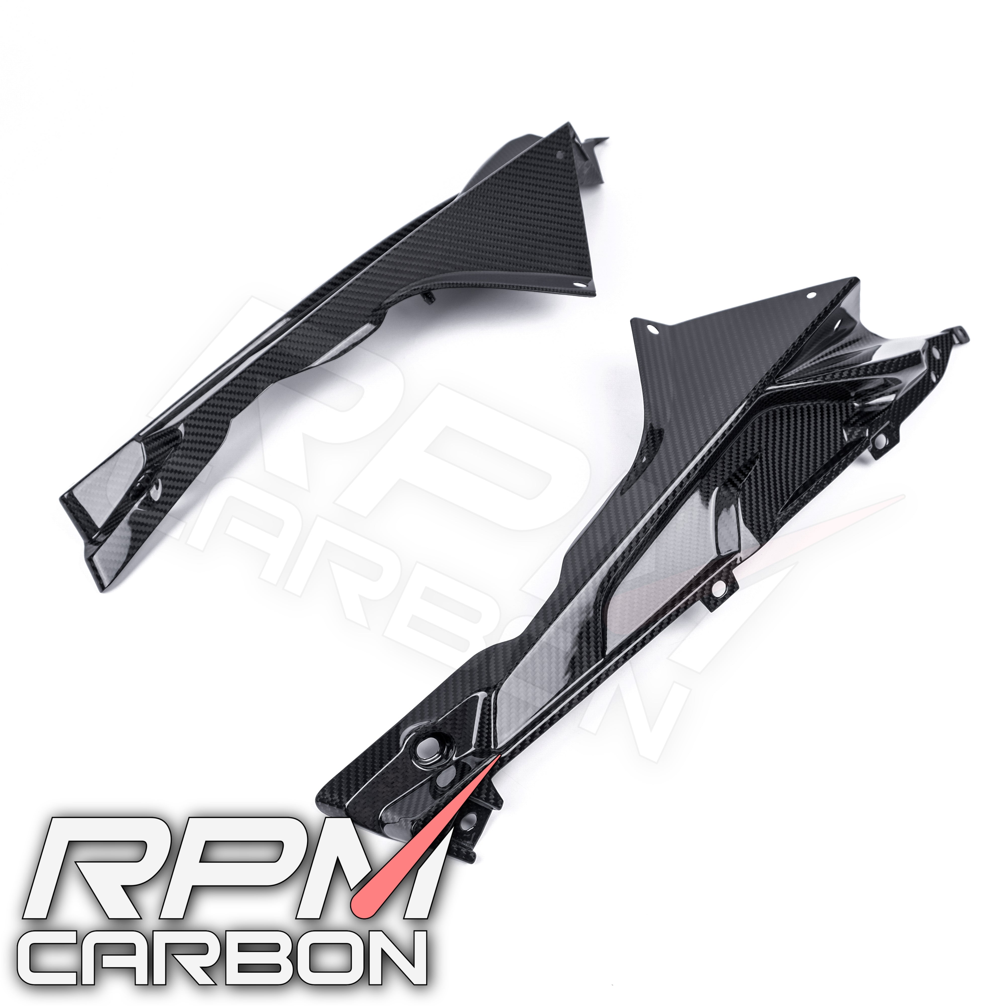 BMW HP4 S1000RR Carbon Fiber Upper Side Fairings Cowls