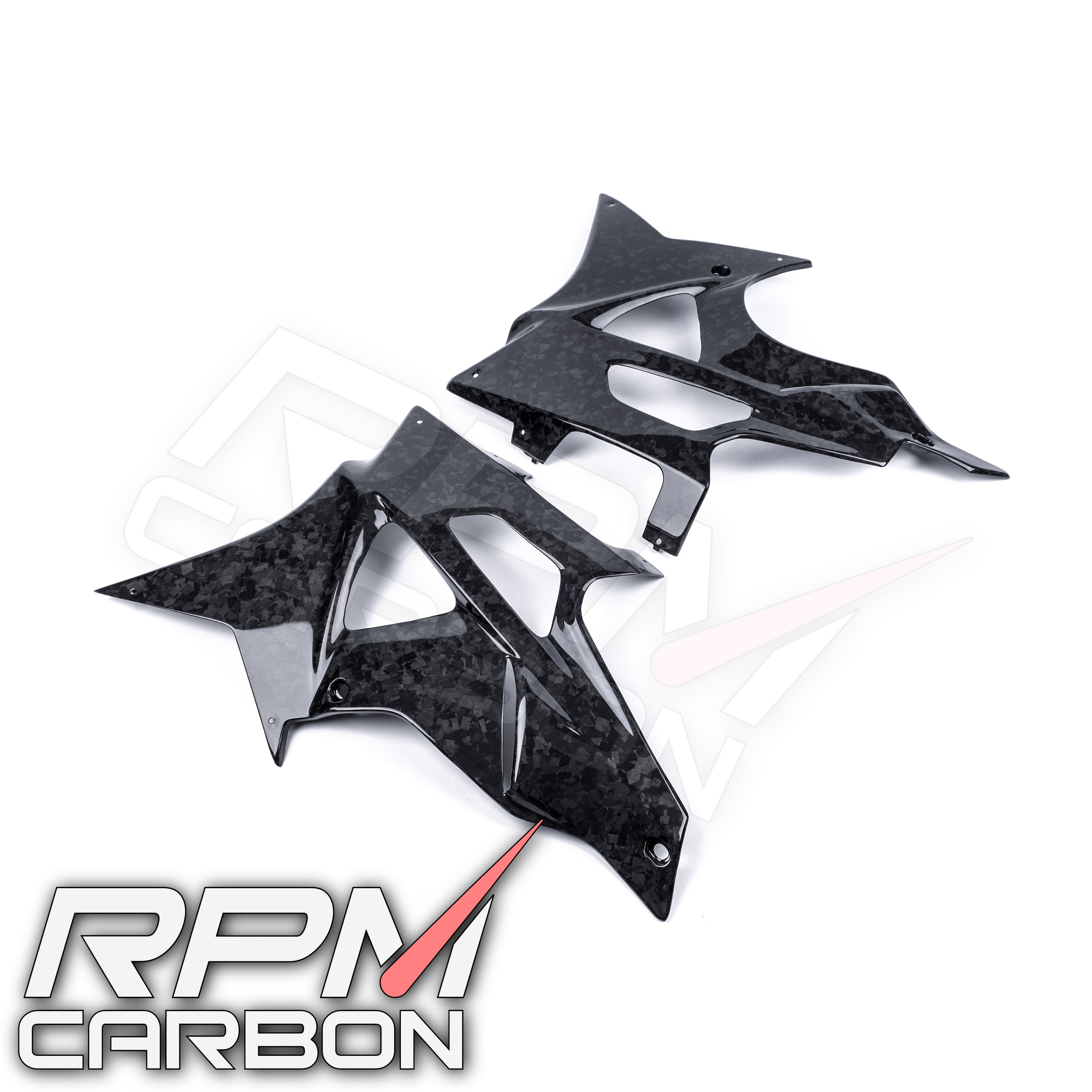 BMW HP4 S1000RR Carbon Fiber Belly Pan Lower Fairings OEM Design