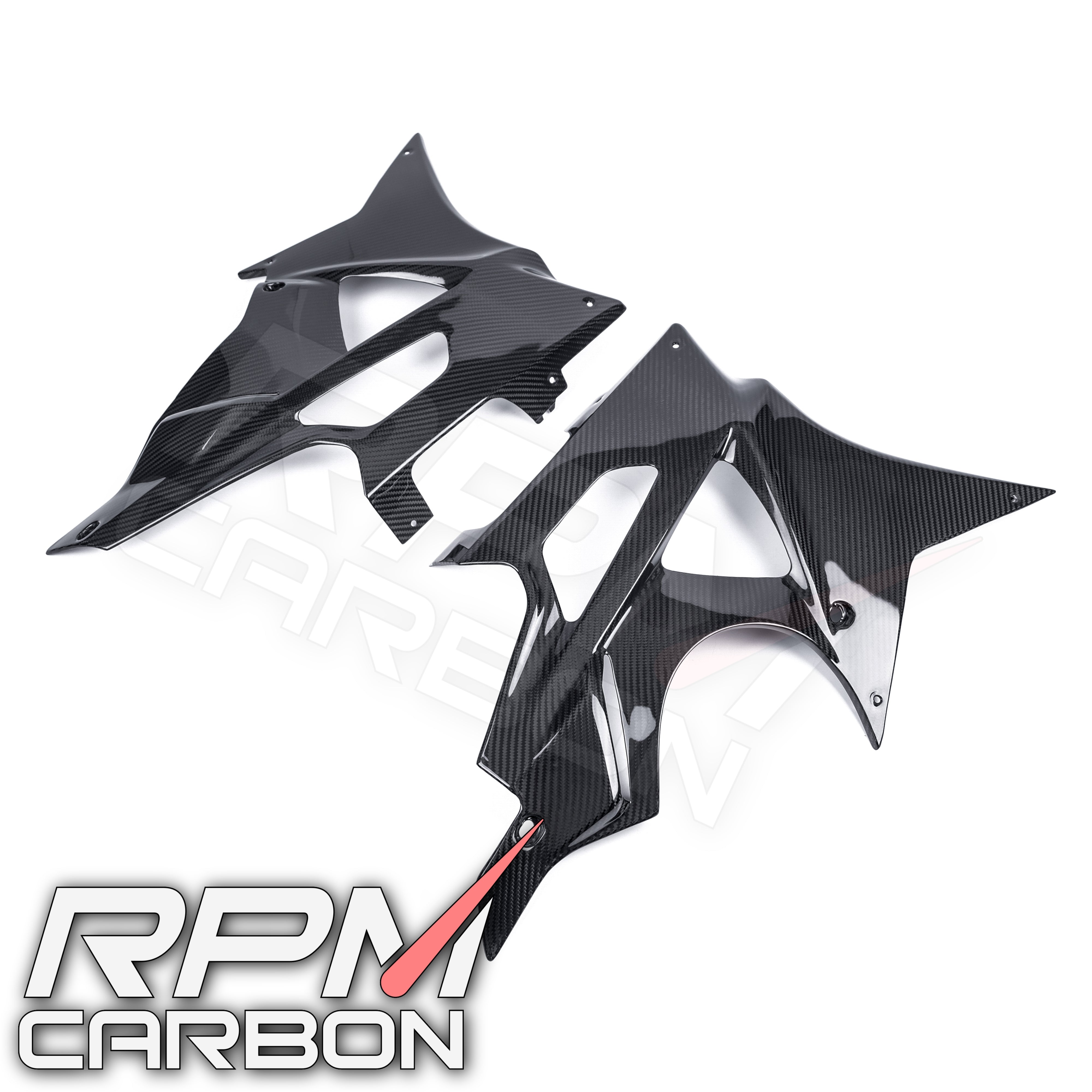 BMW HP4 S1000RR Carbon Fiber Belly Pan Lower Fairings OEM Design