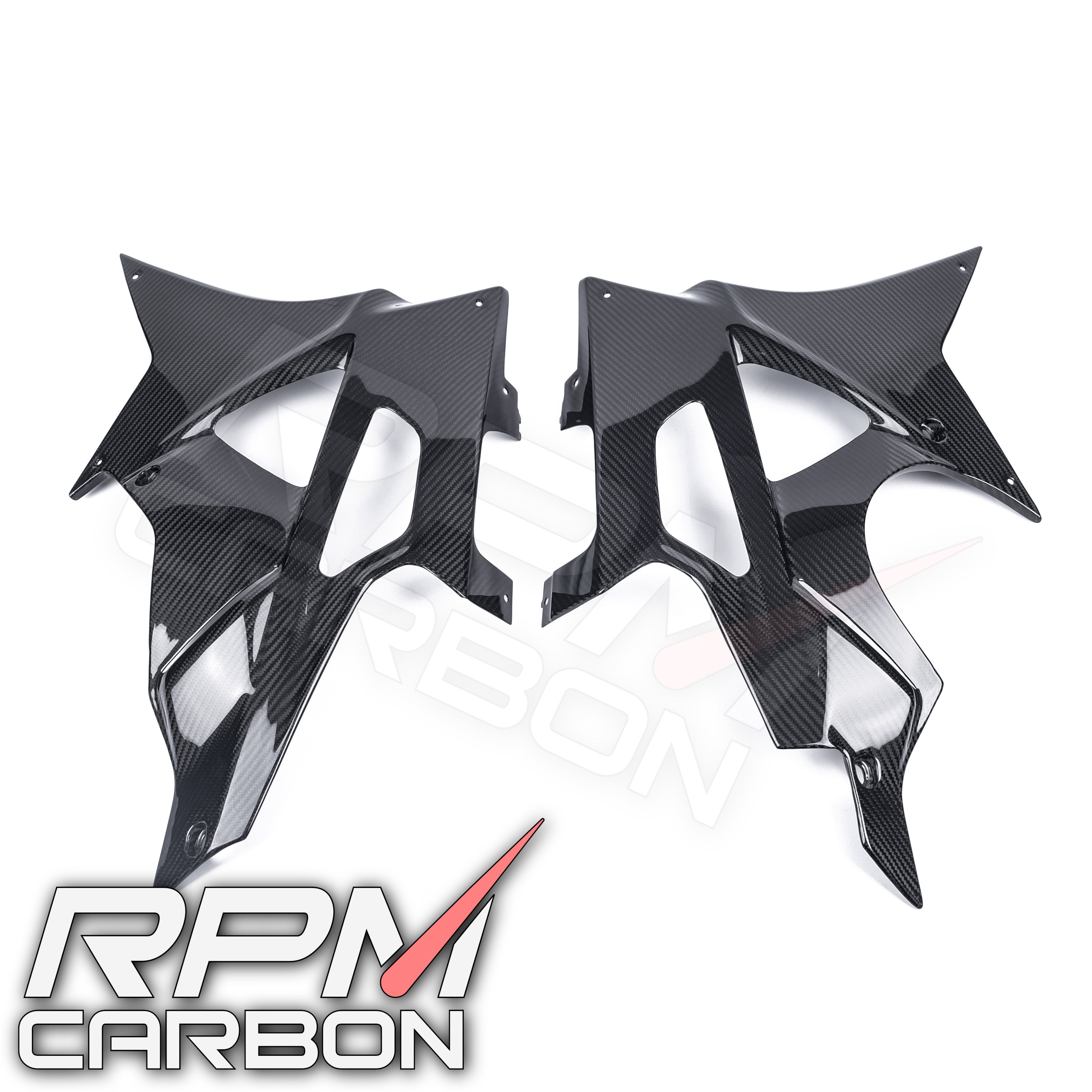 BMW HP4 S1000RR Carbon Fiber Belly Pan Lower Fairings OEM Design