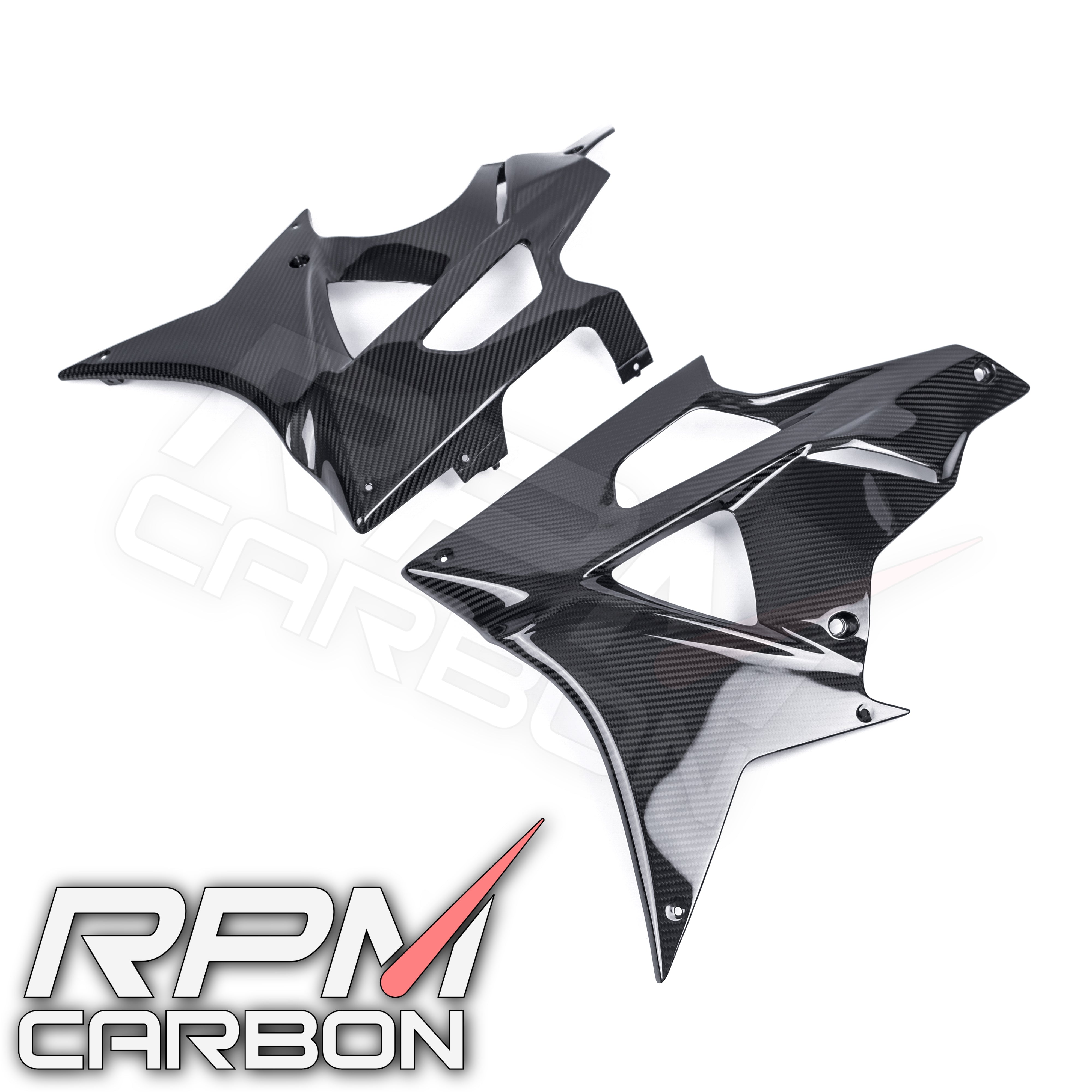BMW HP4 S1000RR Carbon Fiber Belly Pan Lower Fairings OEM Design