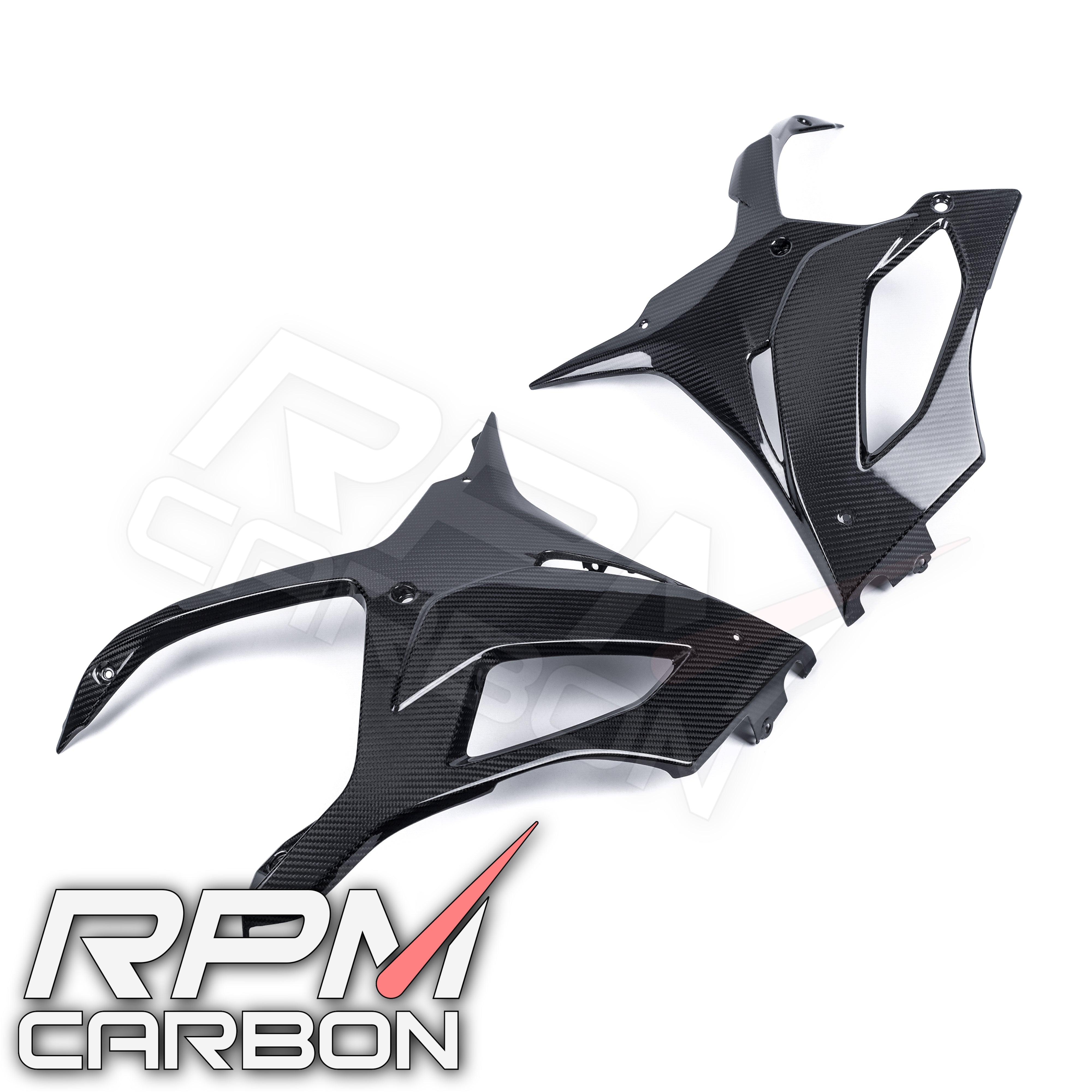 BMW S1000RR Carbon Fiber Lower Side Fairings