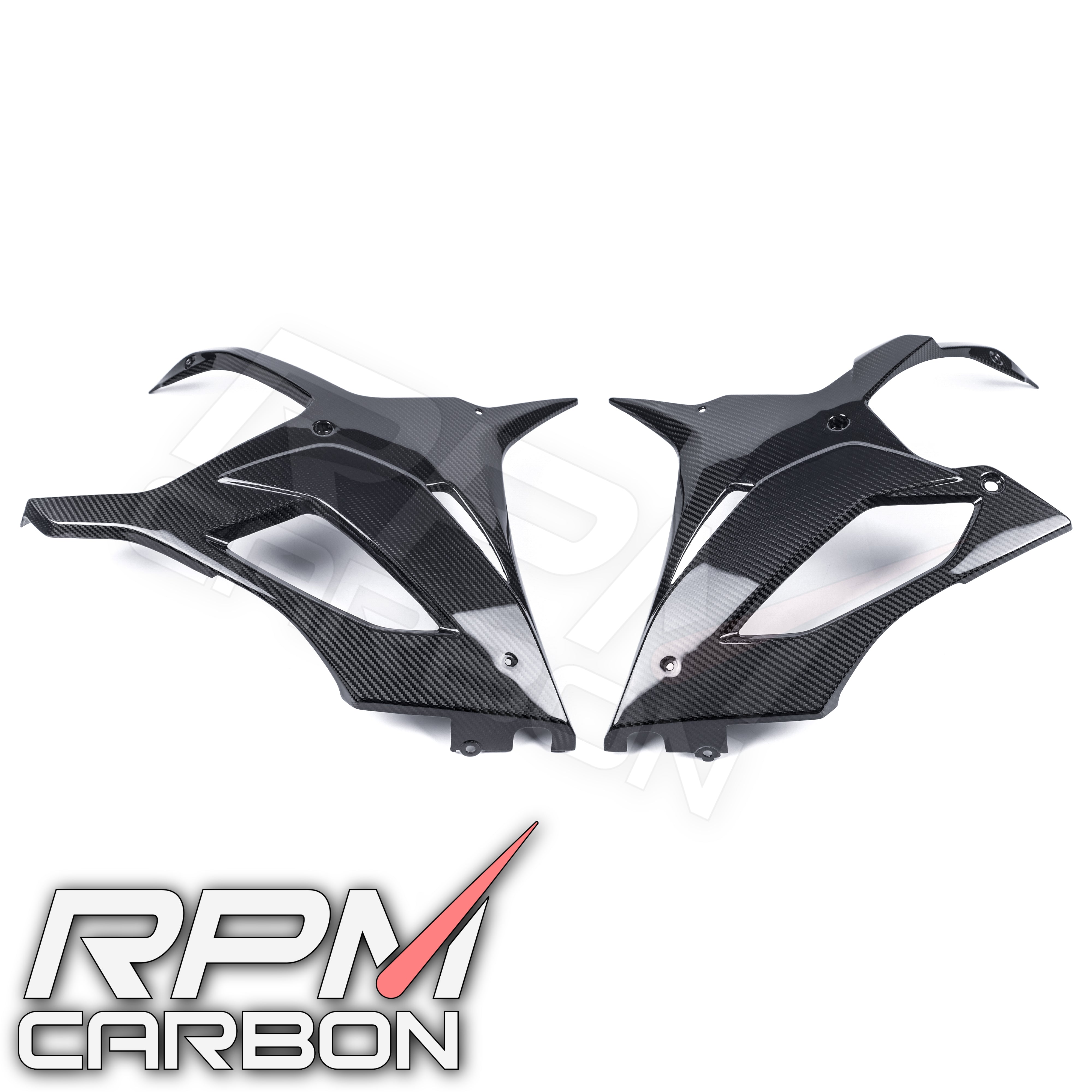 BMW S1000RR Carbon Fiber Lower Side Fairings