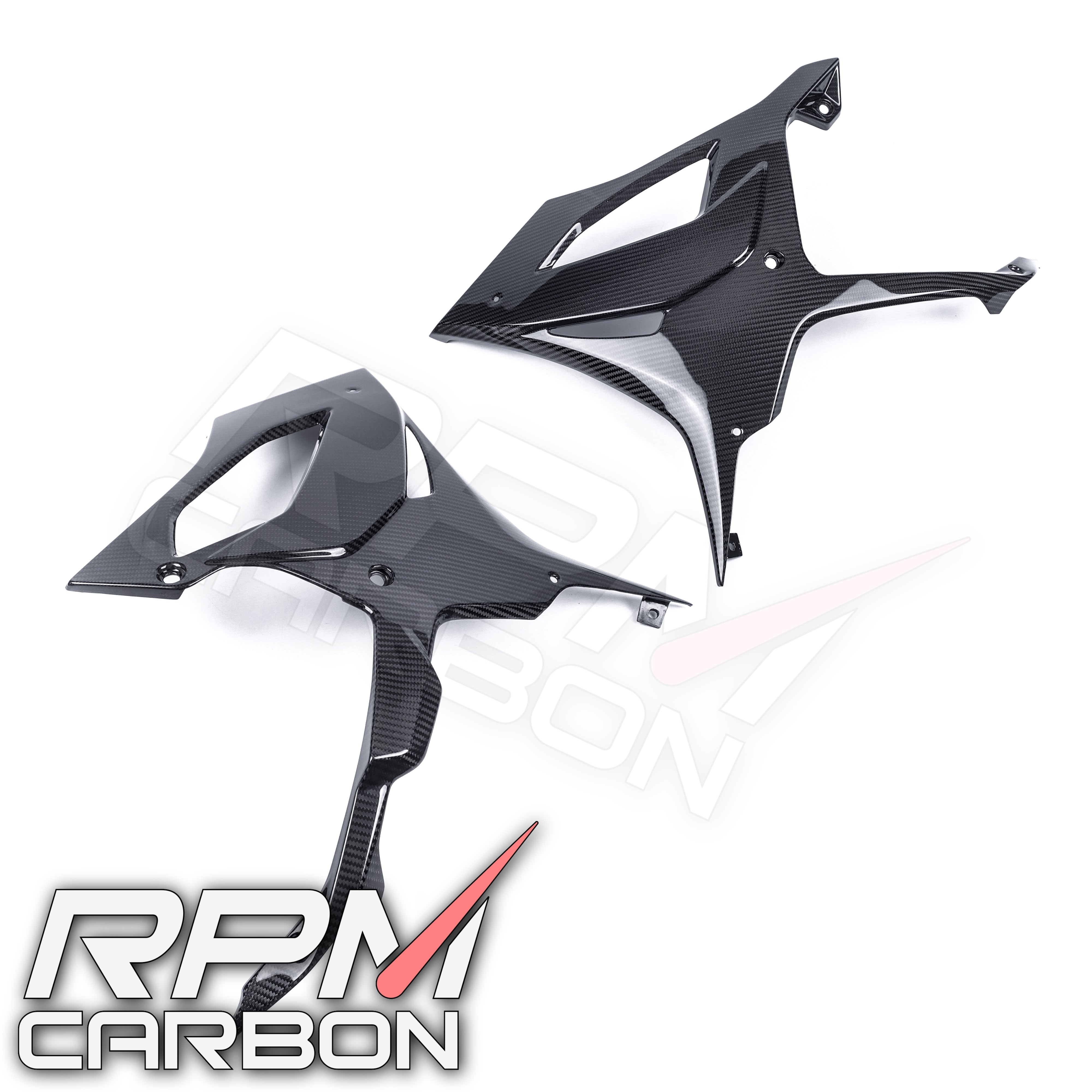 BMW S1000RR Carbon Fiber Lower Side Fairings