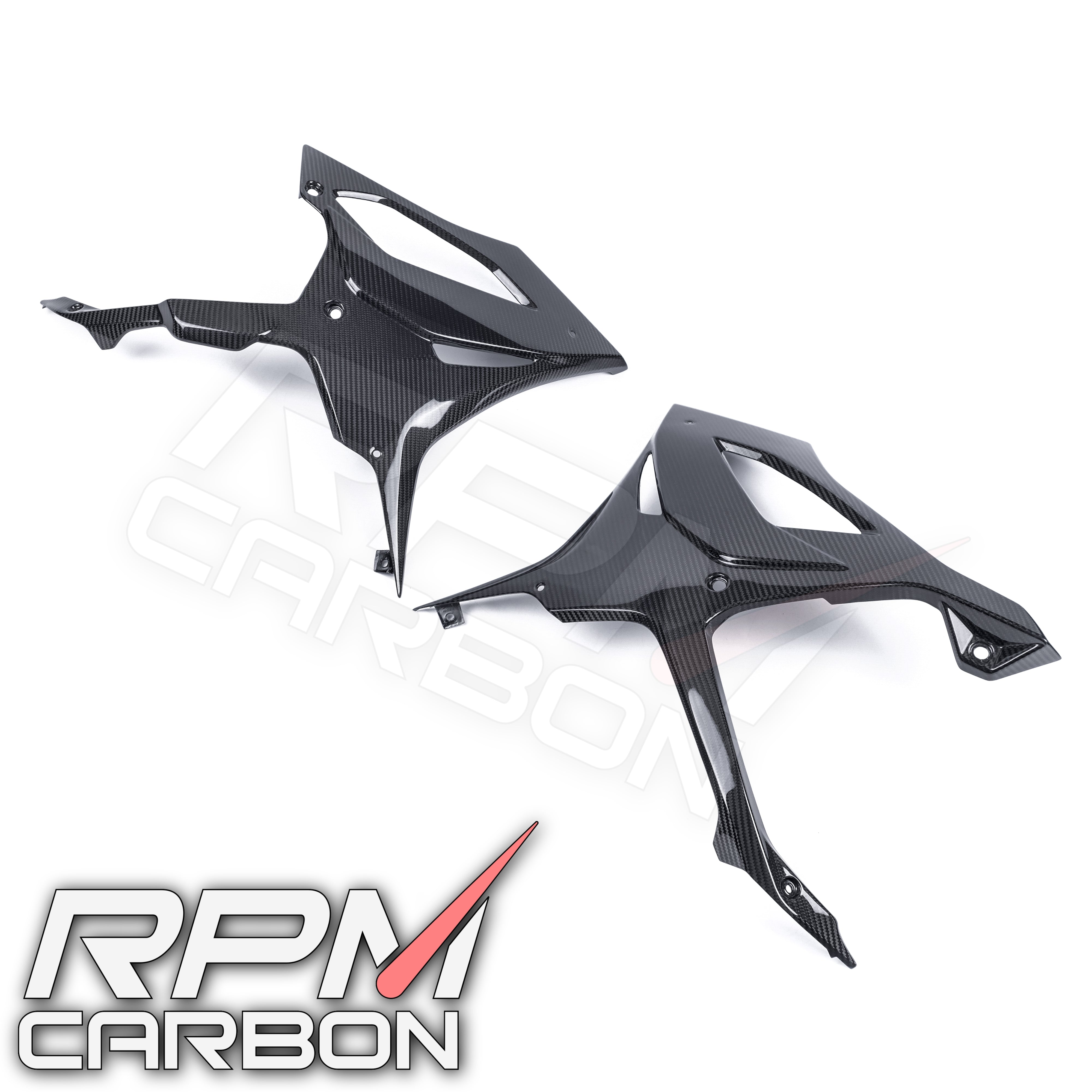 BMW S1000RR Carbon Fiber Lower Side Fairings