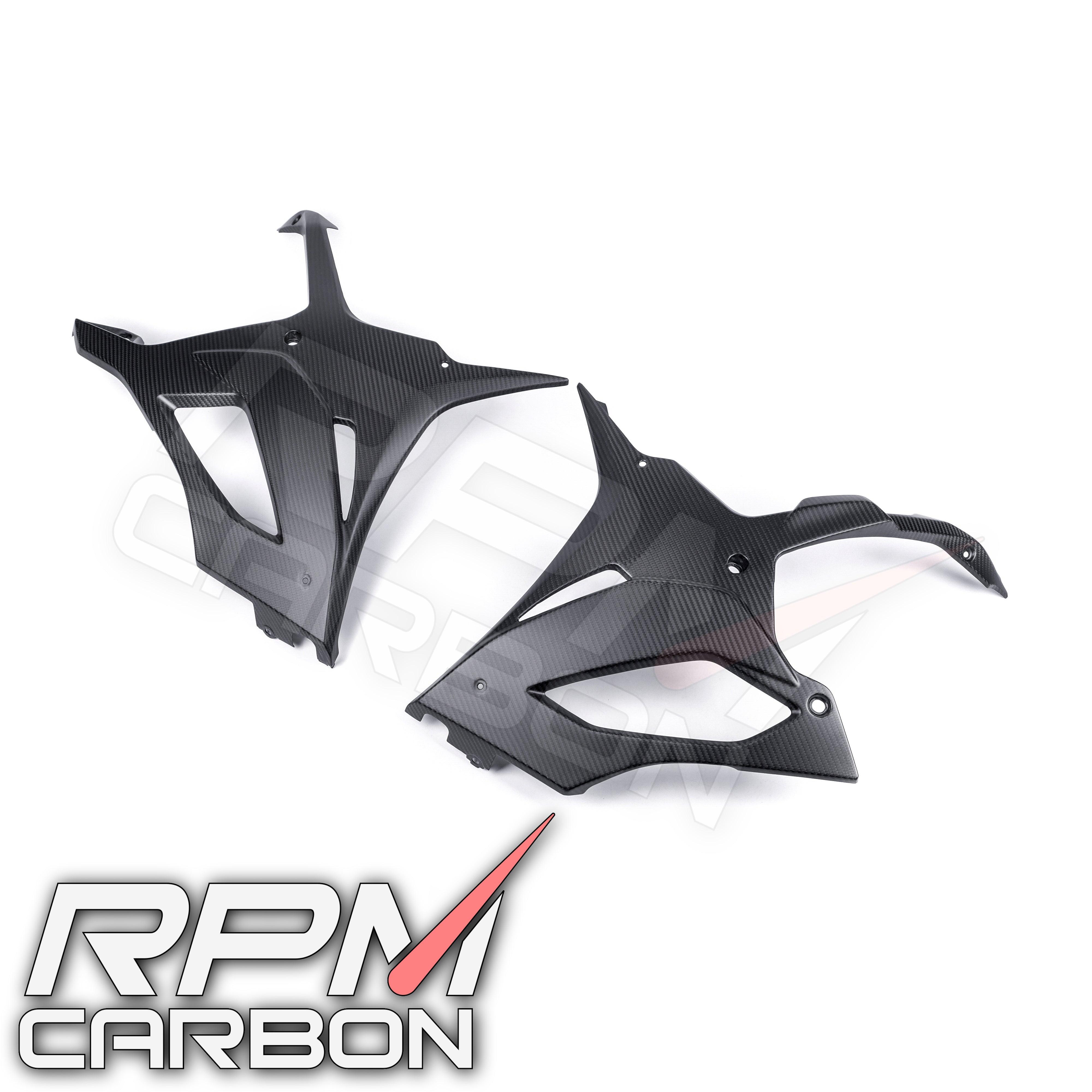 BMW S1000RR Carbon Fiber Lower Side Fairings