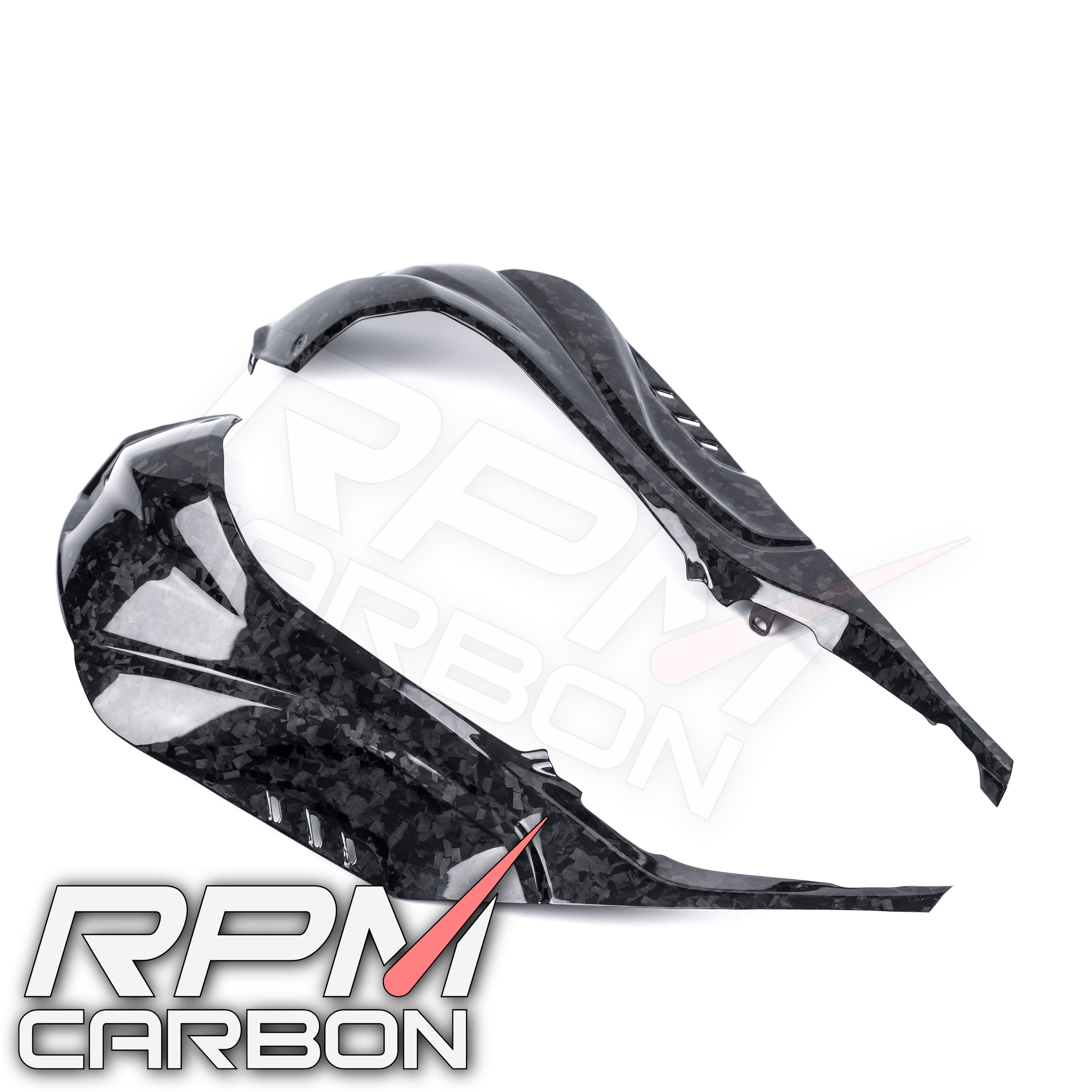 BMW S1000RR S1000R Carbon Fiber Tank Side Panels (Fully Enclosed)