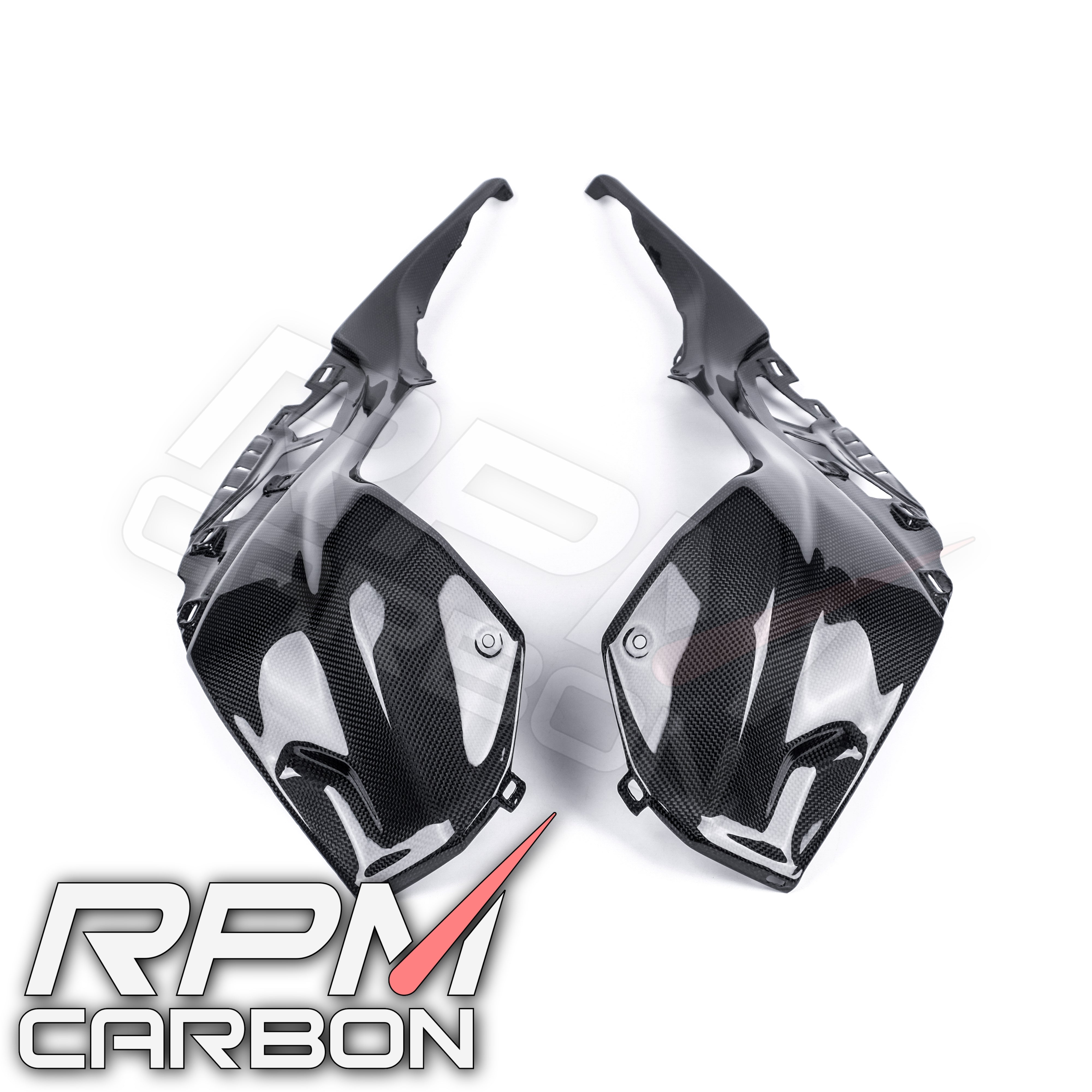 BMW S1000RR Carbon Fiber Tank Side Panels (OEM Version)
