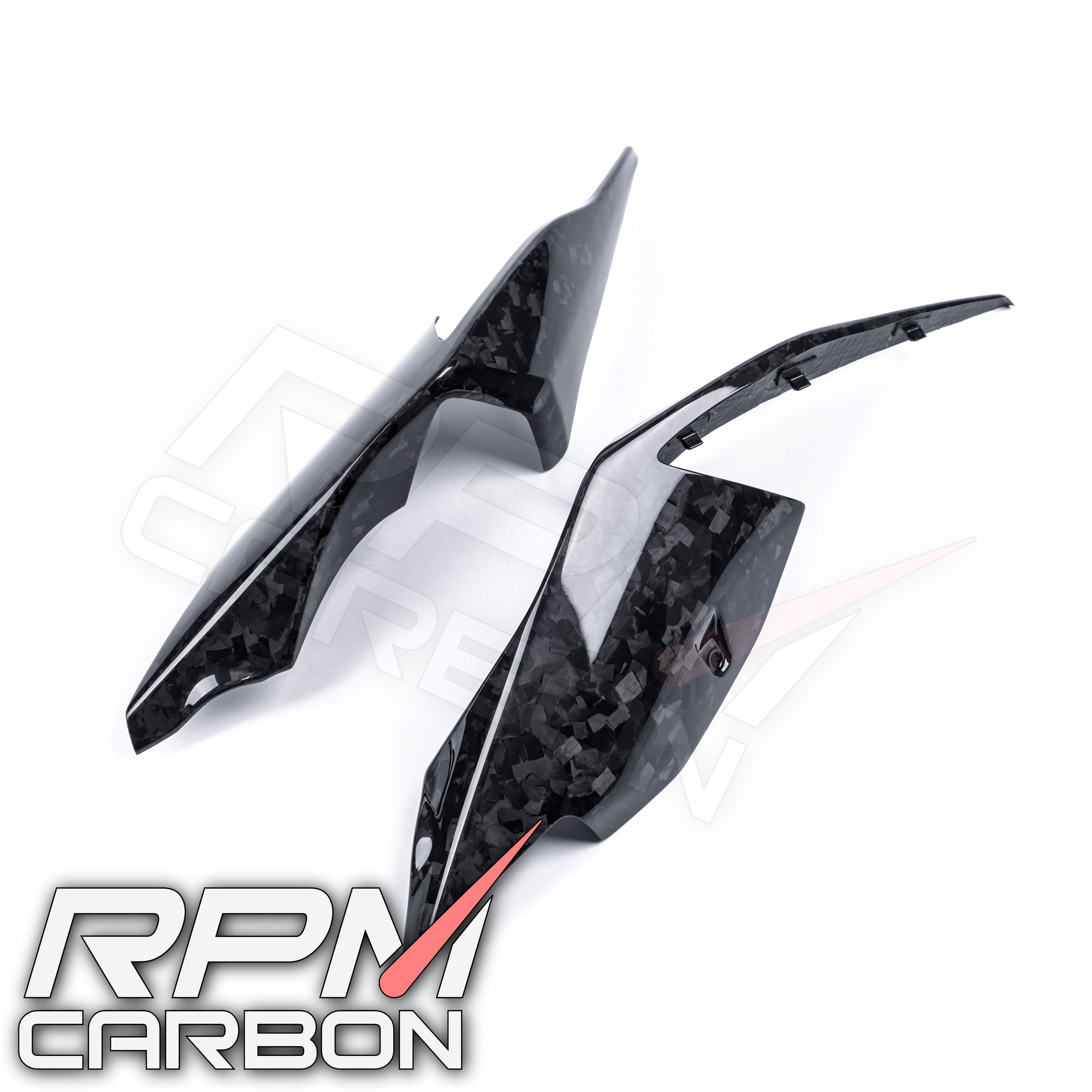 BMW S1000RR Carbon Fiber Tail Side Fairings Panels Cowl