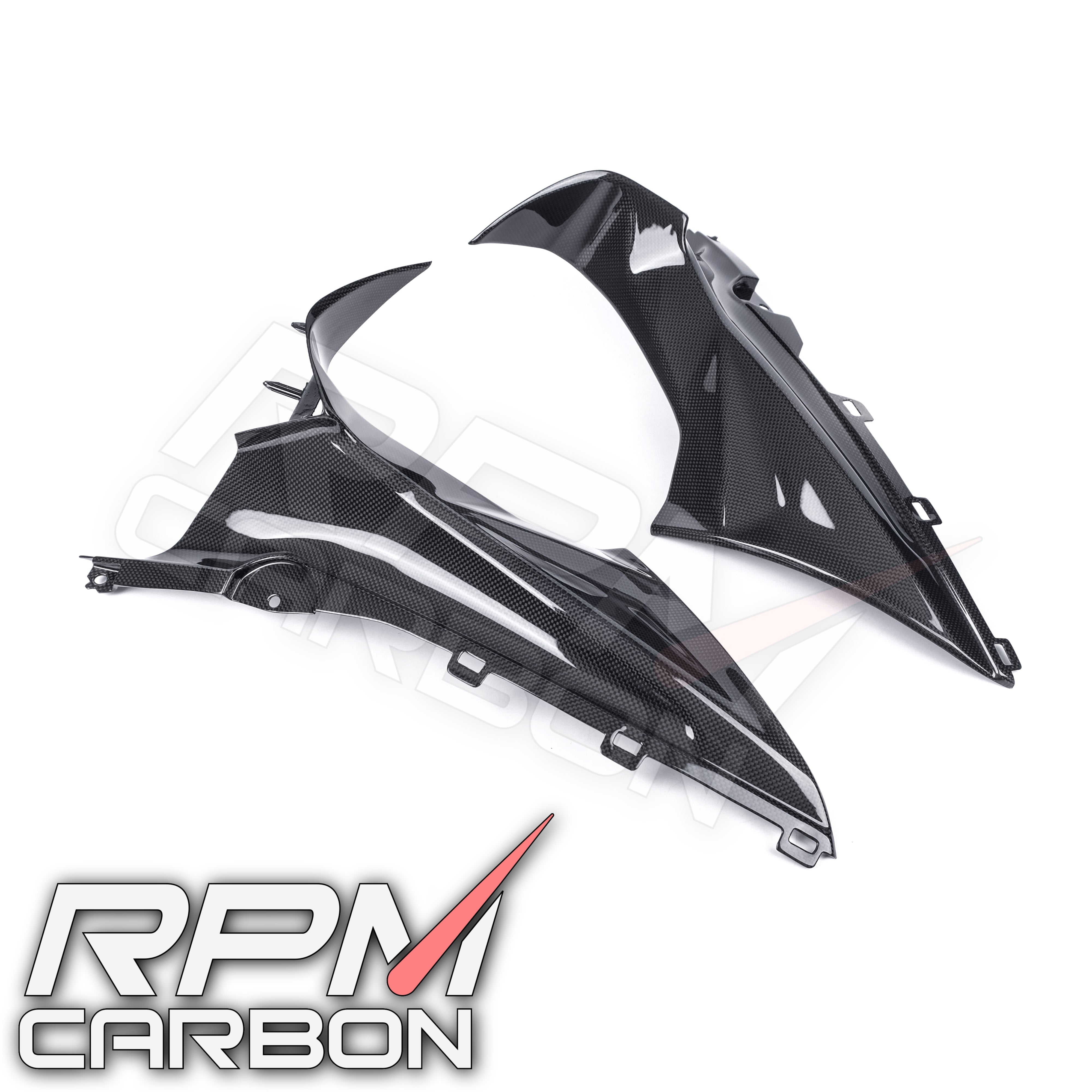BMW S1000RR Carbon Fiber Dash Board Upper Side Fairings