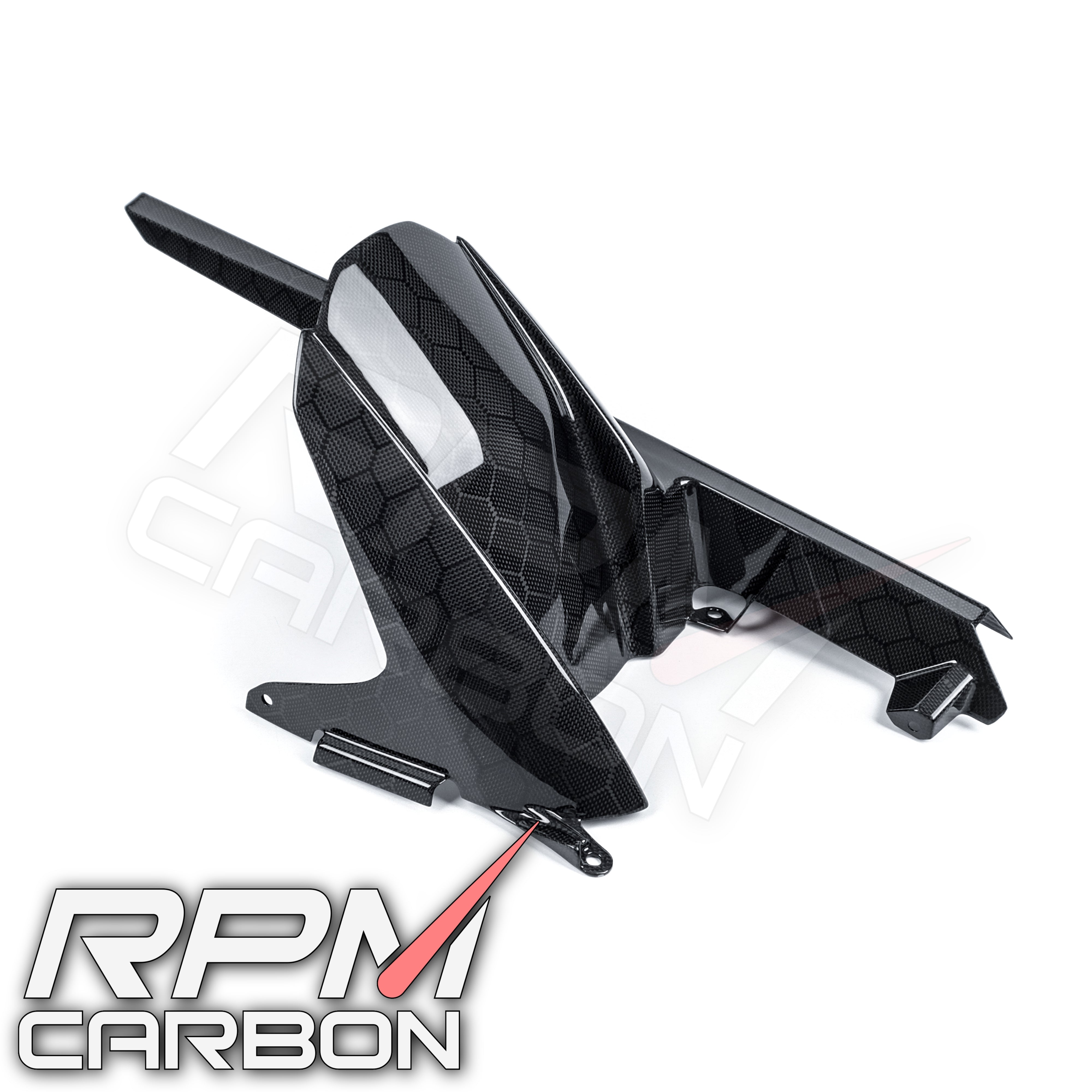 BMW S1000RR S1000R Carbon Fiber Rear Fender / Chain Guard