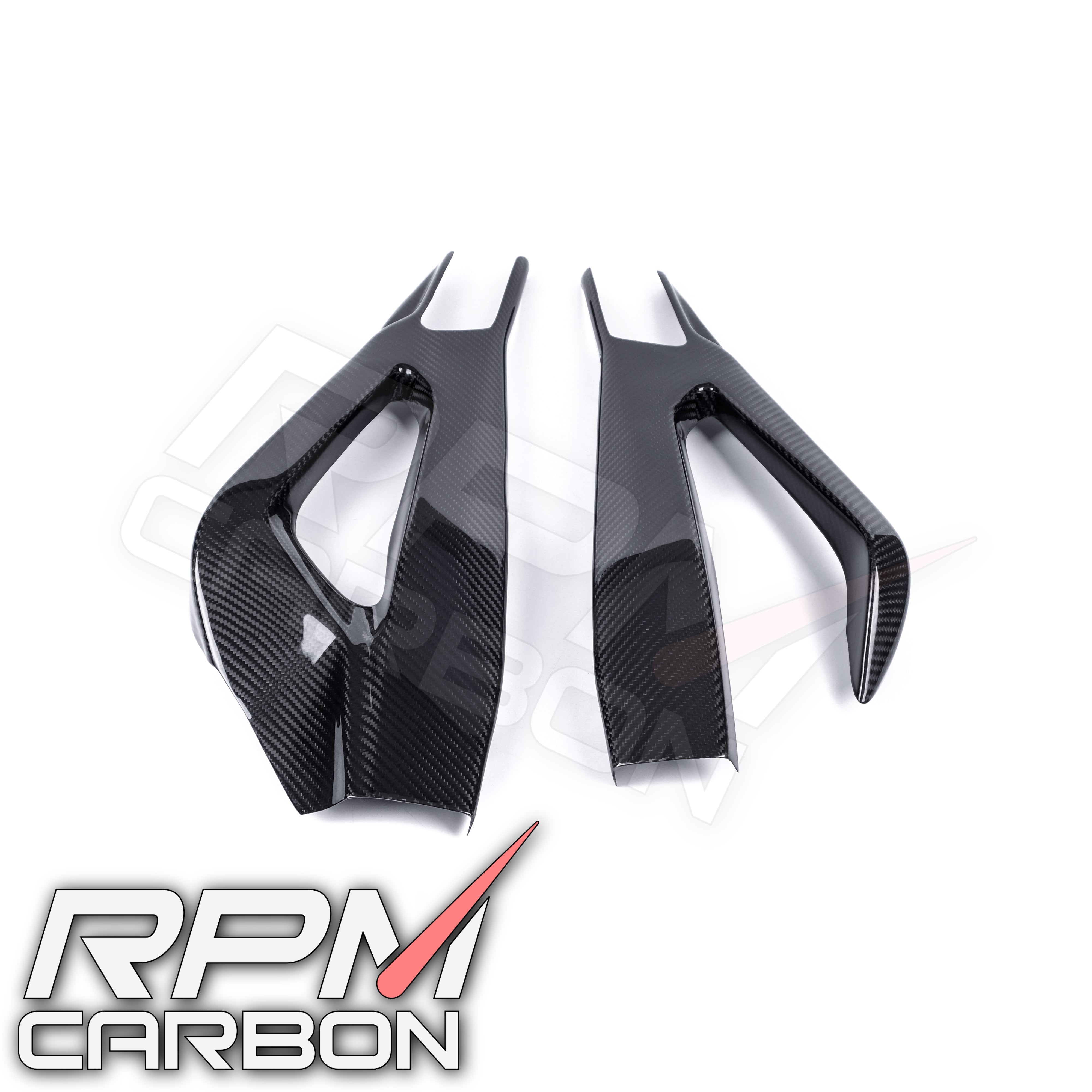 BMW S1000RR Carbon Fiber Swingarm Covers Protectors Style A