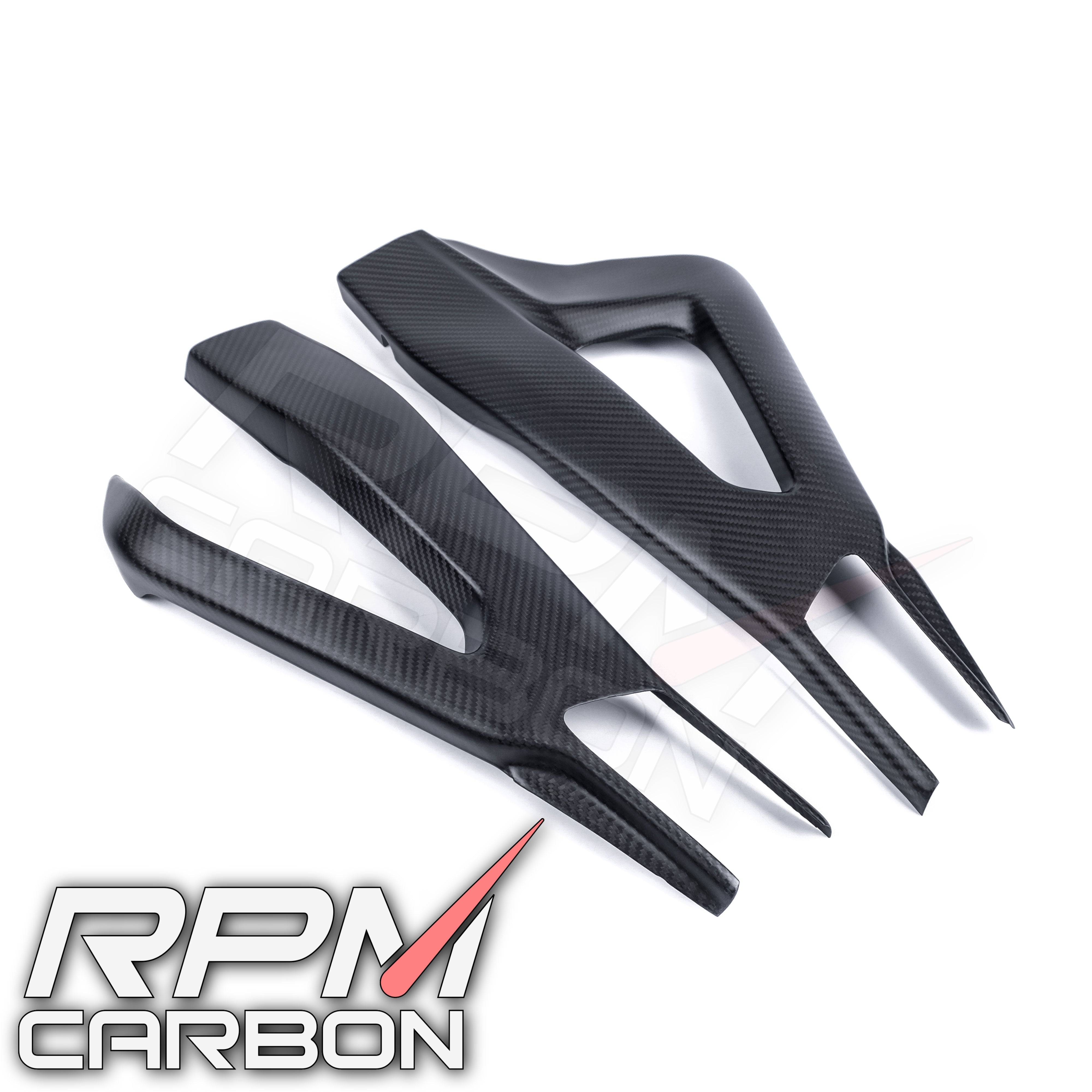 BMW S1000RR Carbon Fiber Swingarm Covers Protectors Style A