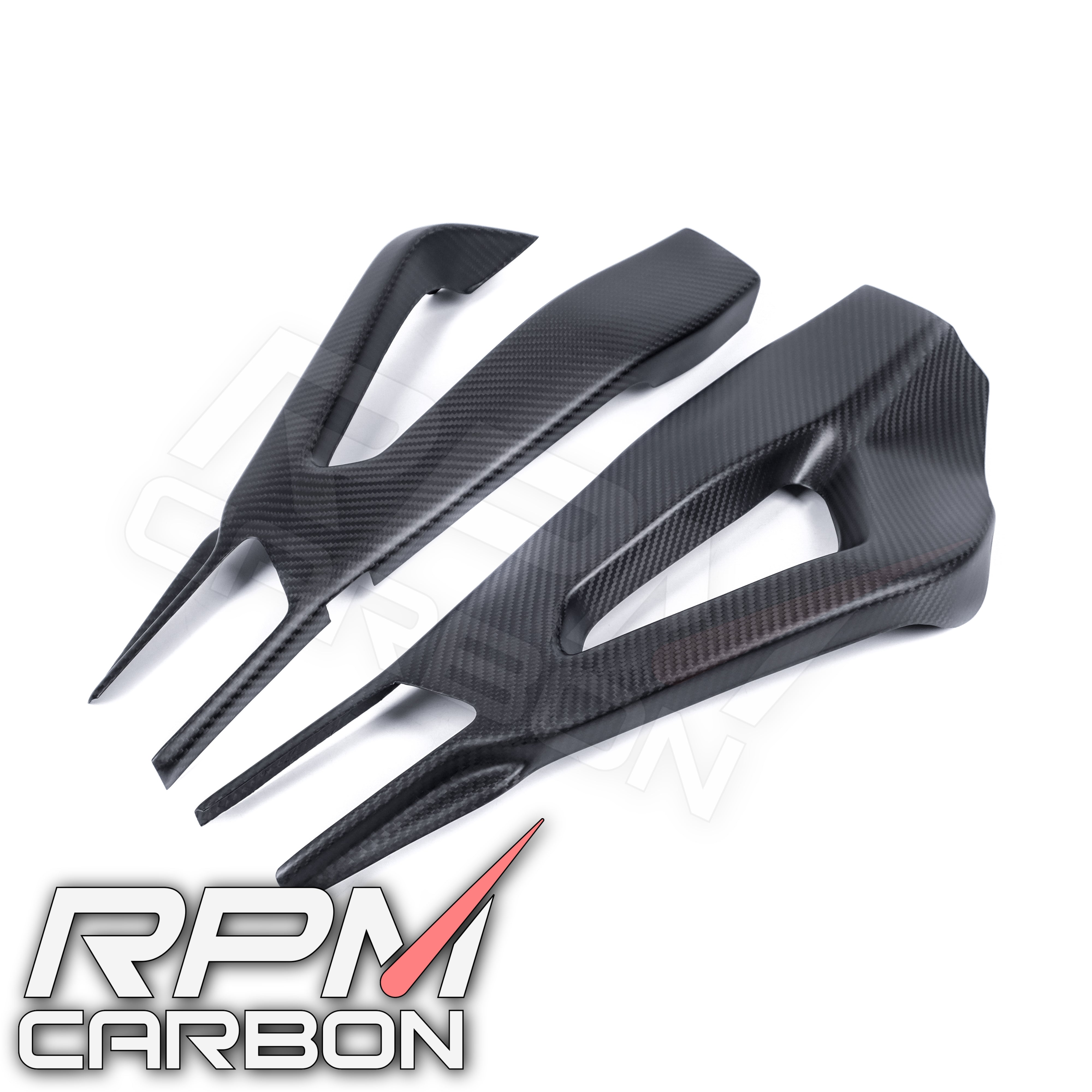 BMW S1000RR Carbon Fiber Swingarm Covers Protectors Style A