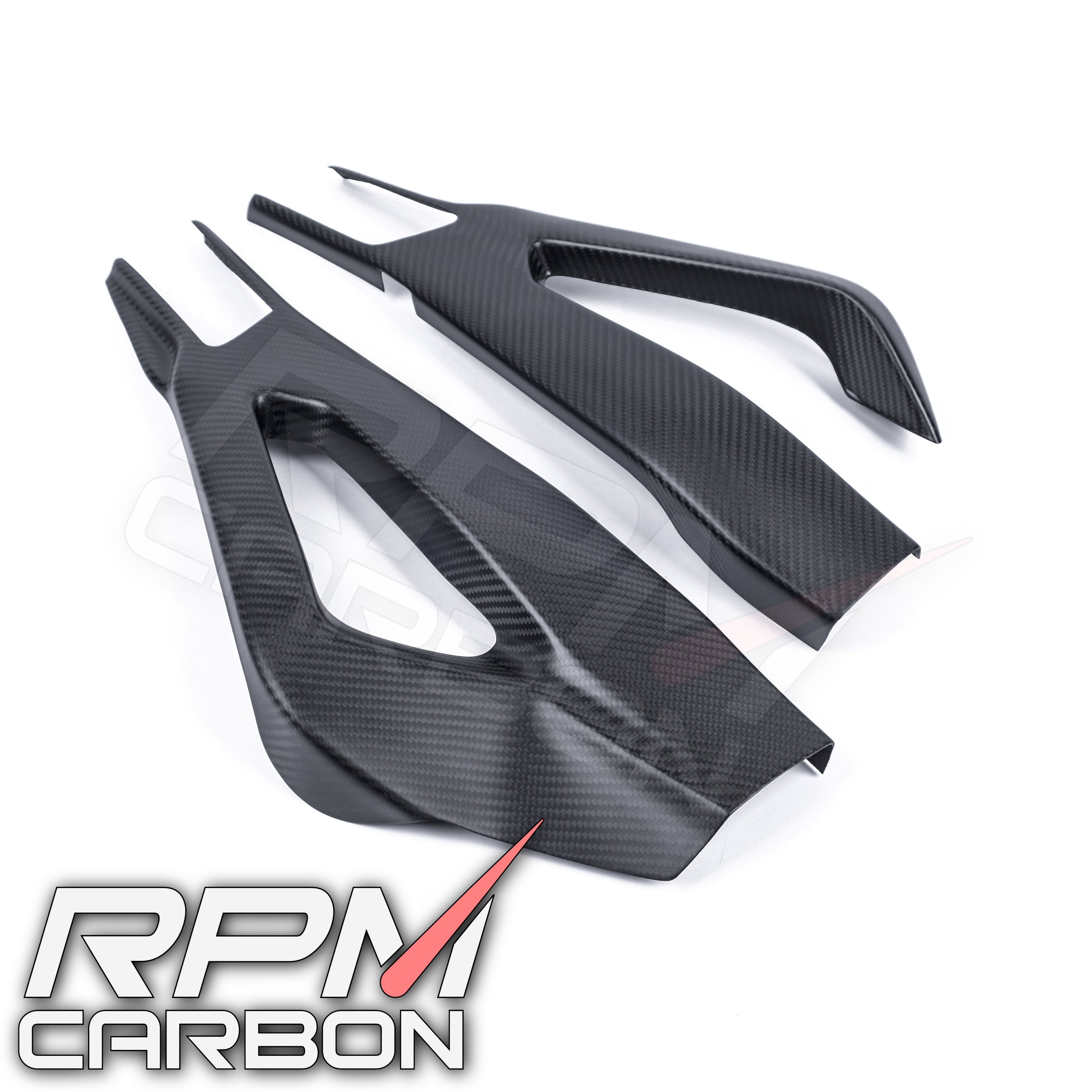 BMW S1000RR Carbon Fiber Swingarm Covers Protectors Style A