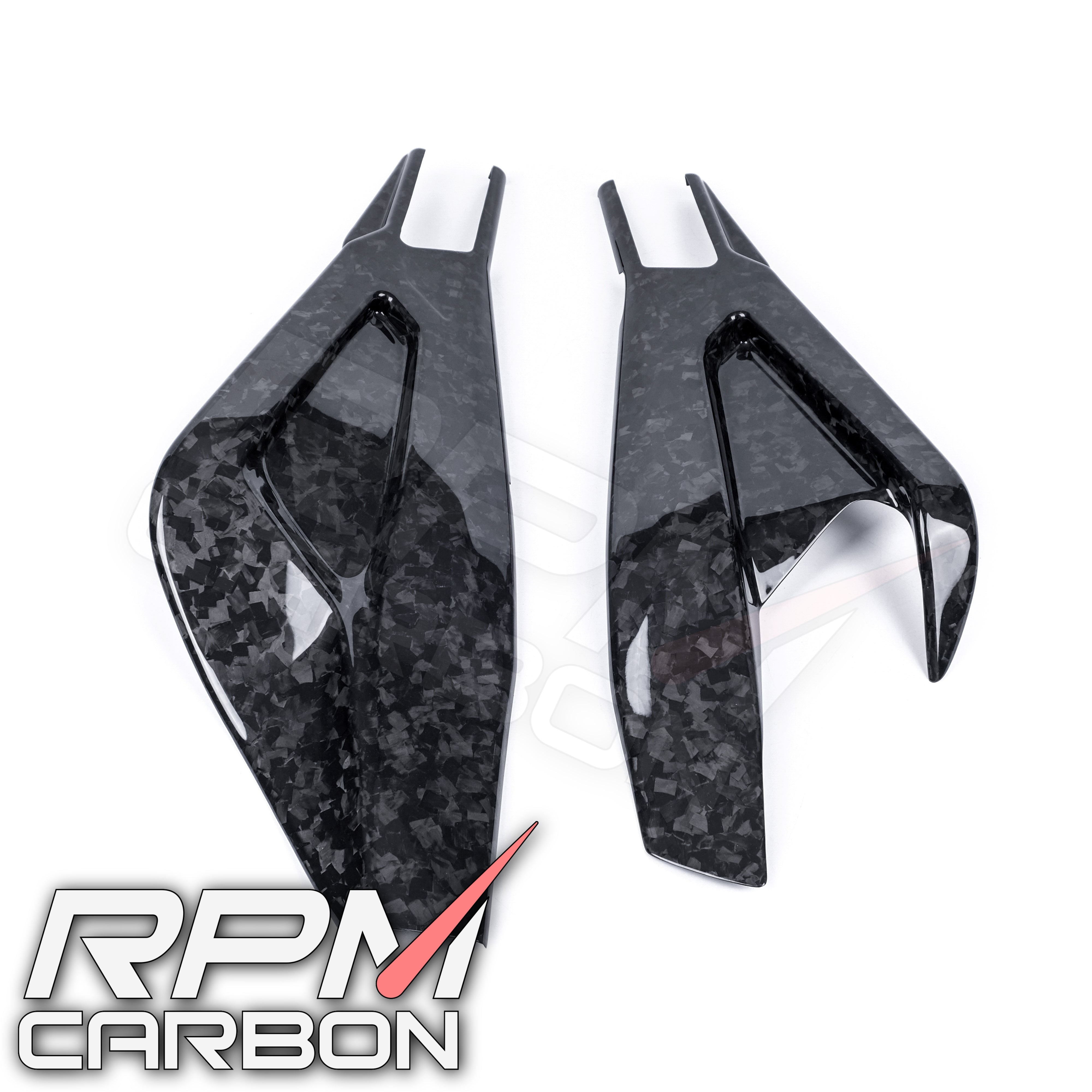 BMW S1000RR S1000R Carbon Fiber Swingarm Covers Protectors Style B WSBK