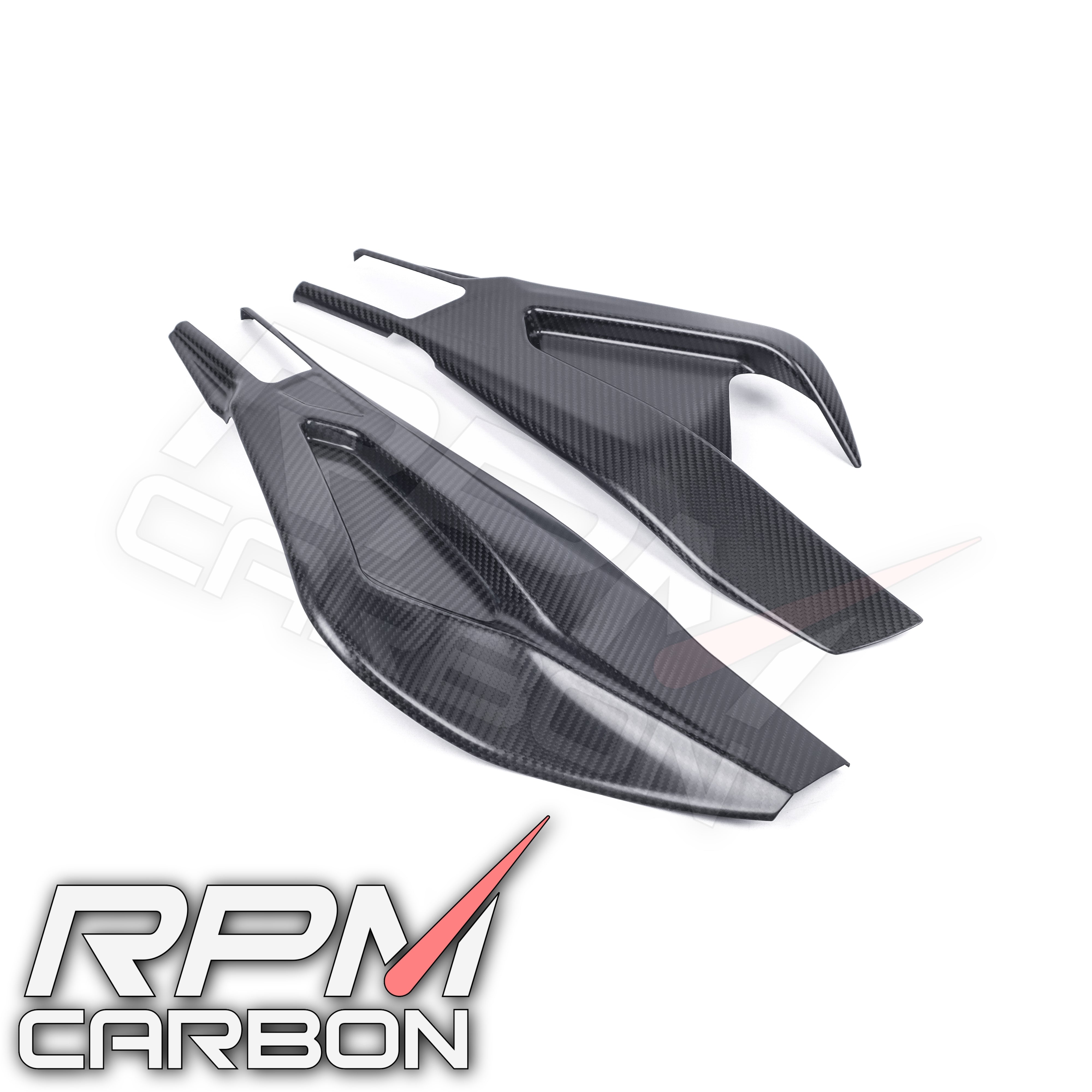 BMW S1000RR S1000R Carbon Fiber Swingarm Covers Protectors Style B WSBK