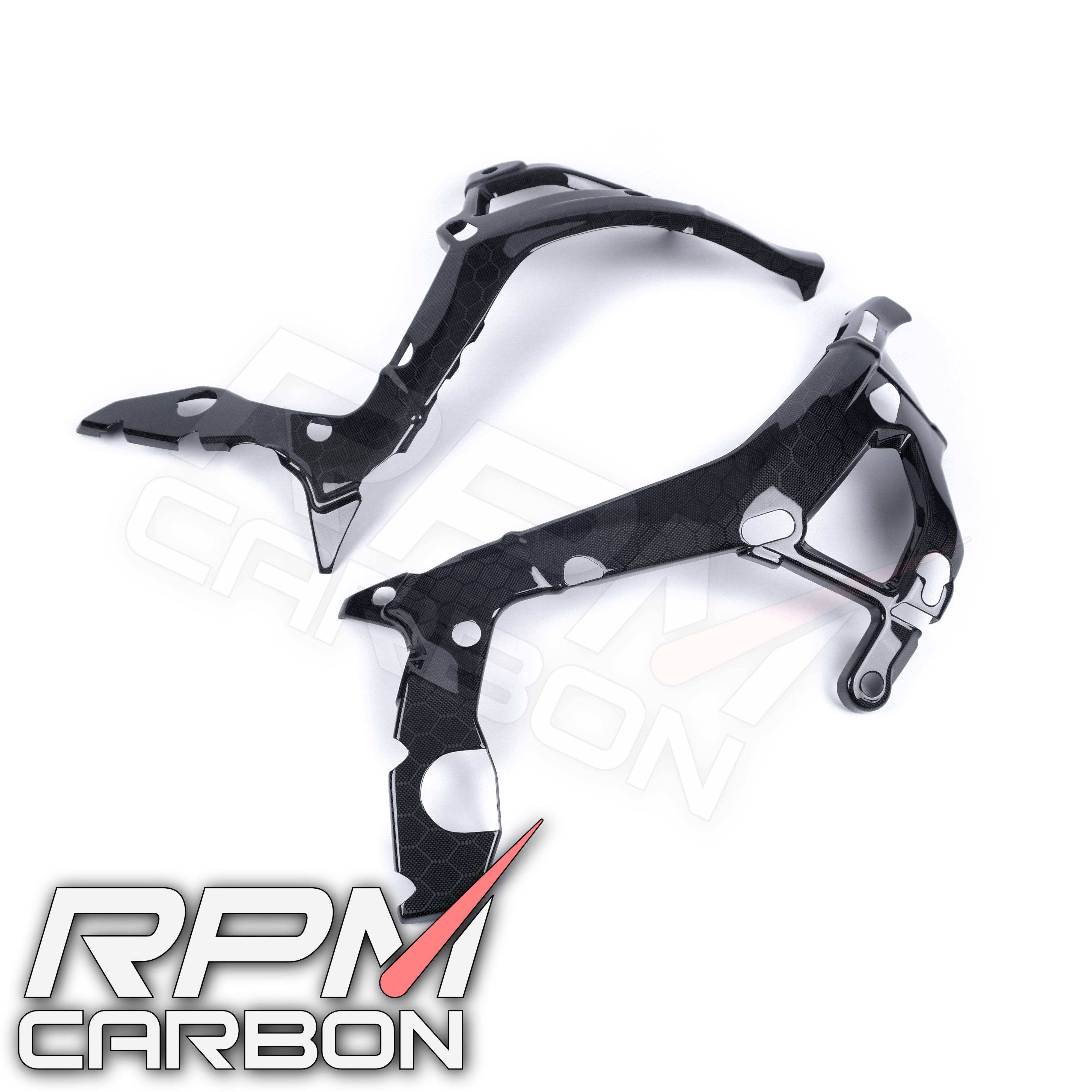 BMW S1000RR S1000R Carbon Fiber Frame Covers Protectors