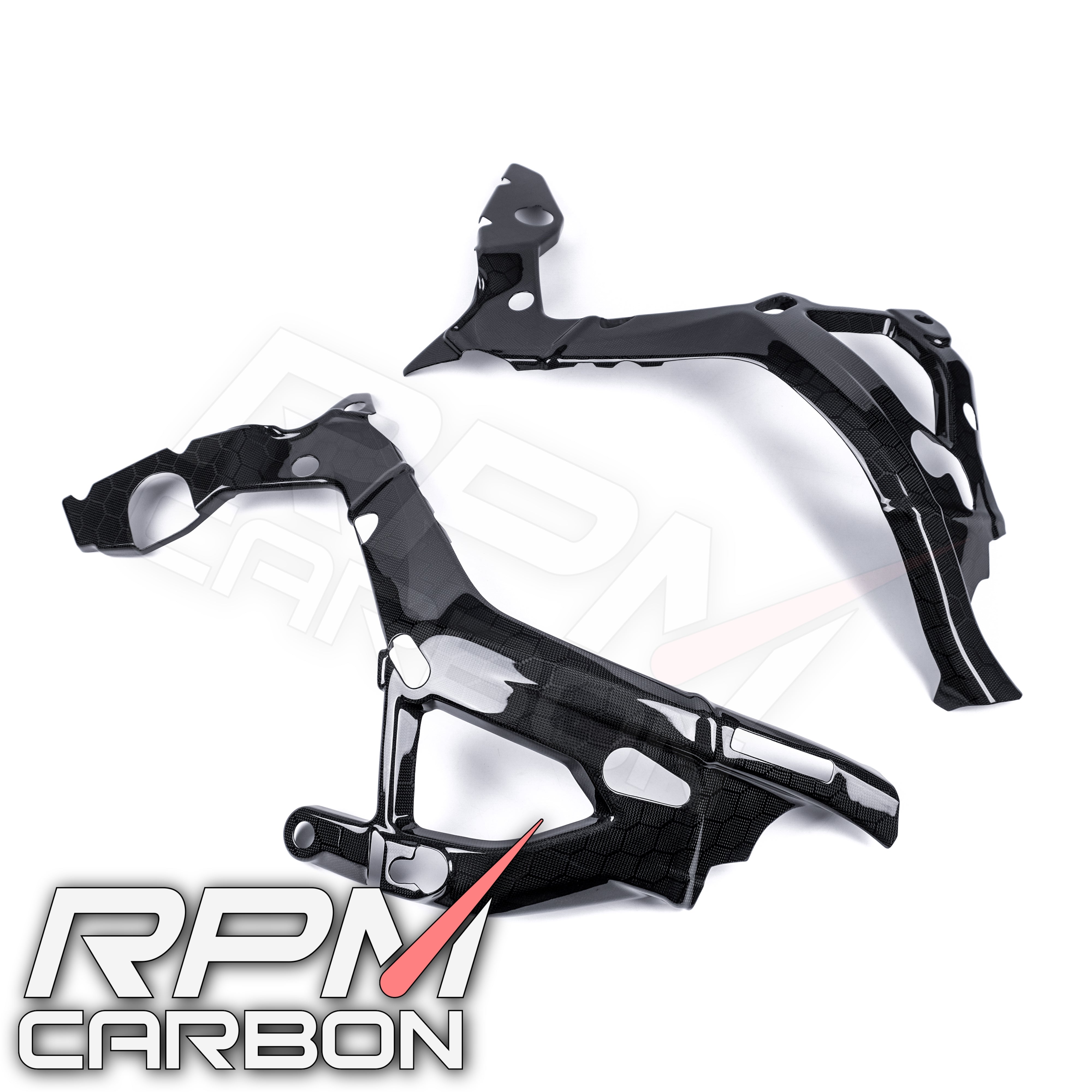 BMW S1000RR S1000R Carbon Fiber Frame Covers Protectors