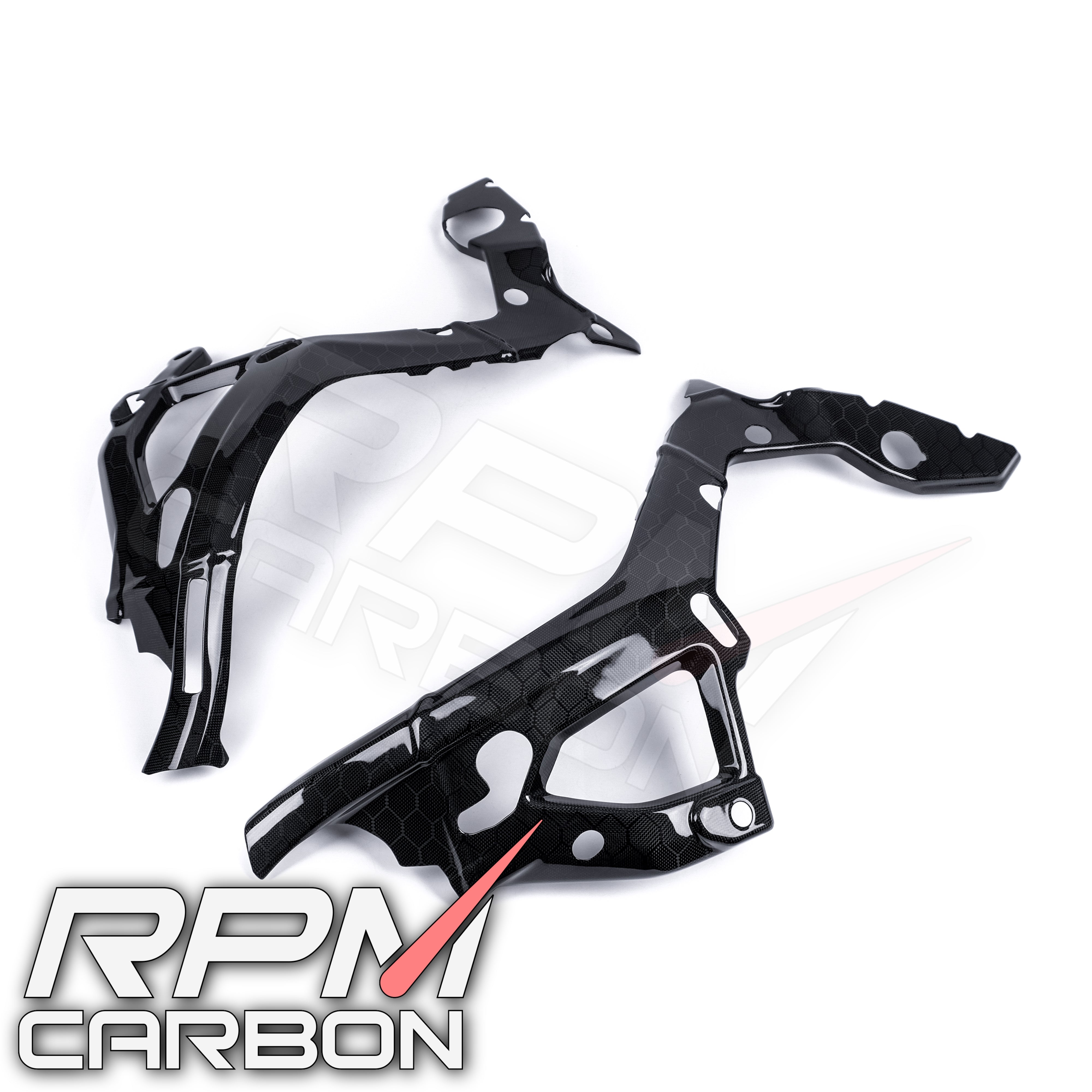 BMW S1000RR S1000R Carbon Fiber Frame Covers Protectors