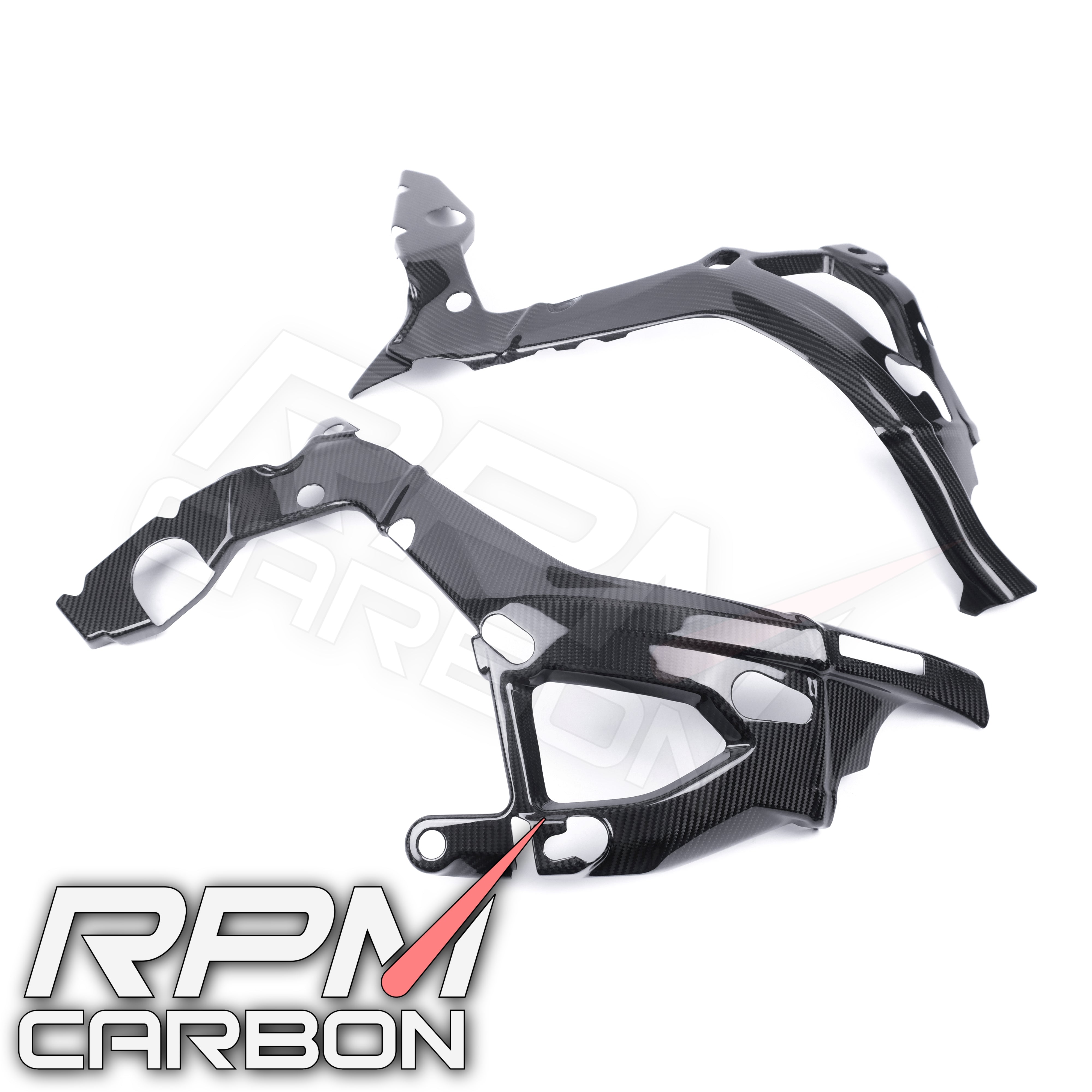 BMW S1000RR S1000R Carbon Fiber Frame Covers Protectors