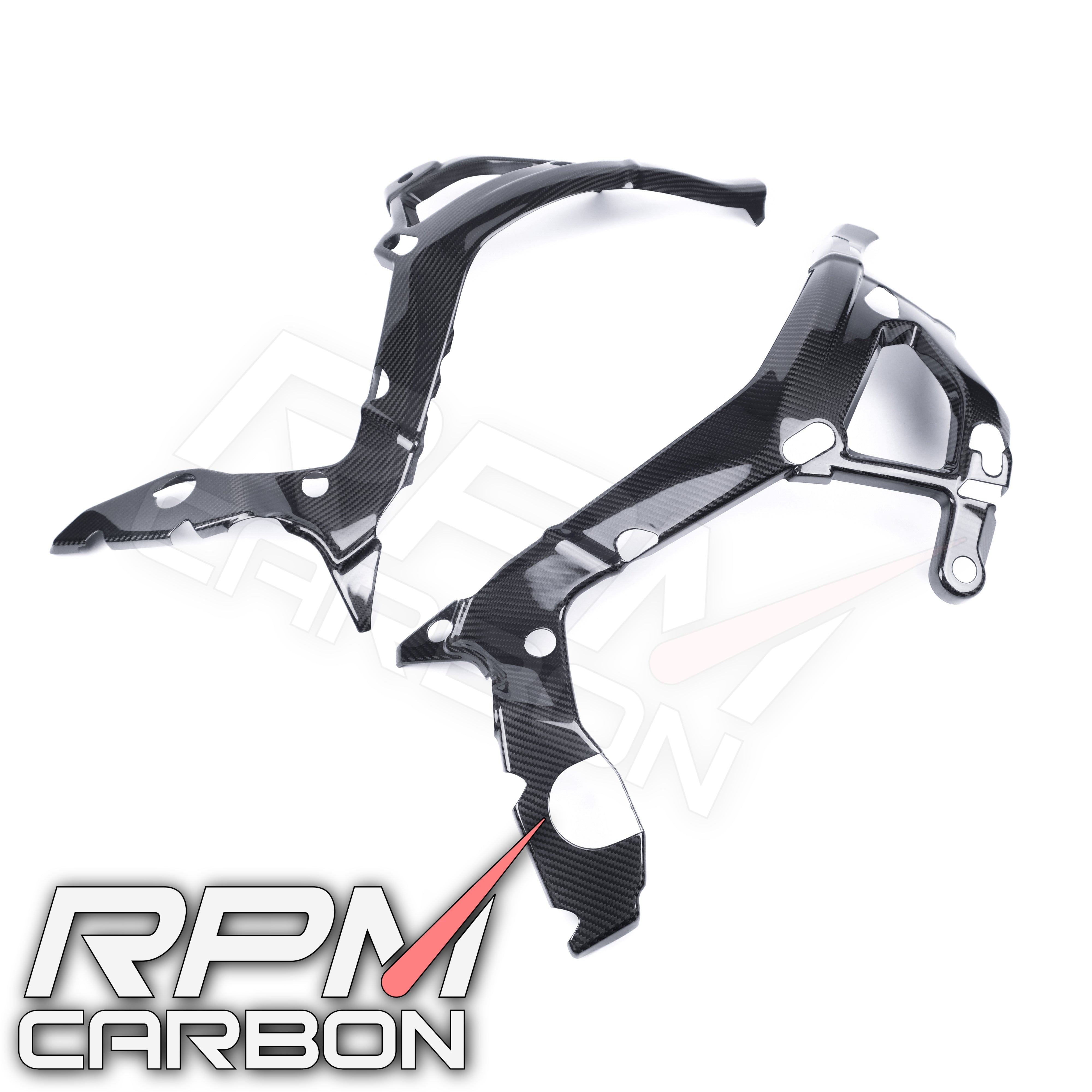 BMW S1000RR S1000R Carbon Fiber Frame Covers Protectors