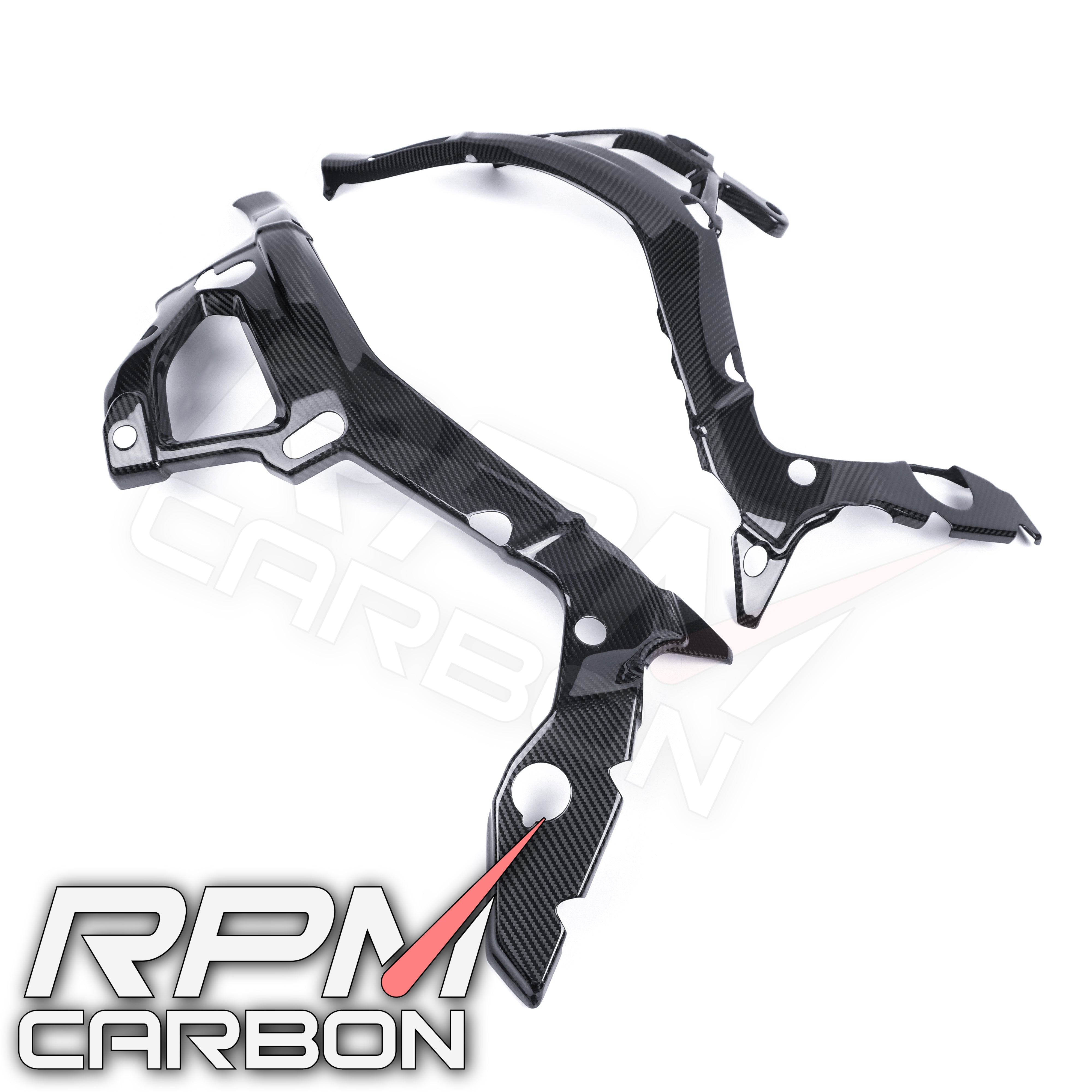 BMW S1000RR S1000R Carbon Fiber Frame Covers Protectors
