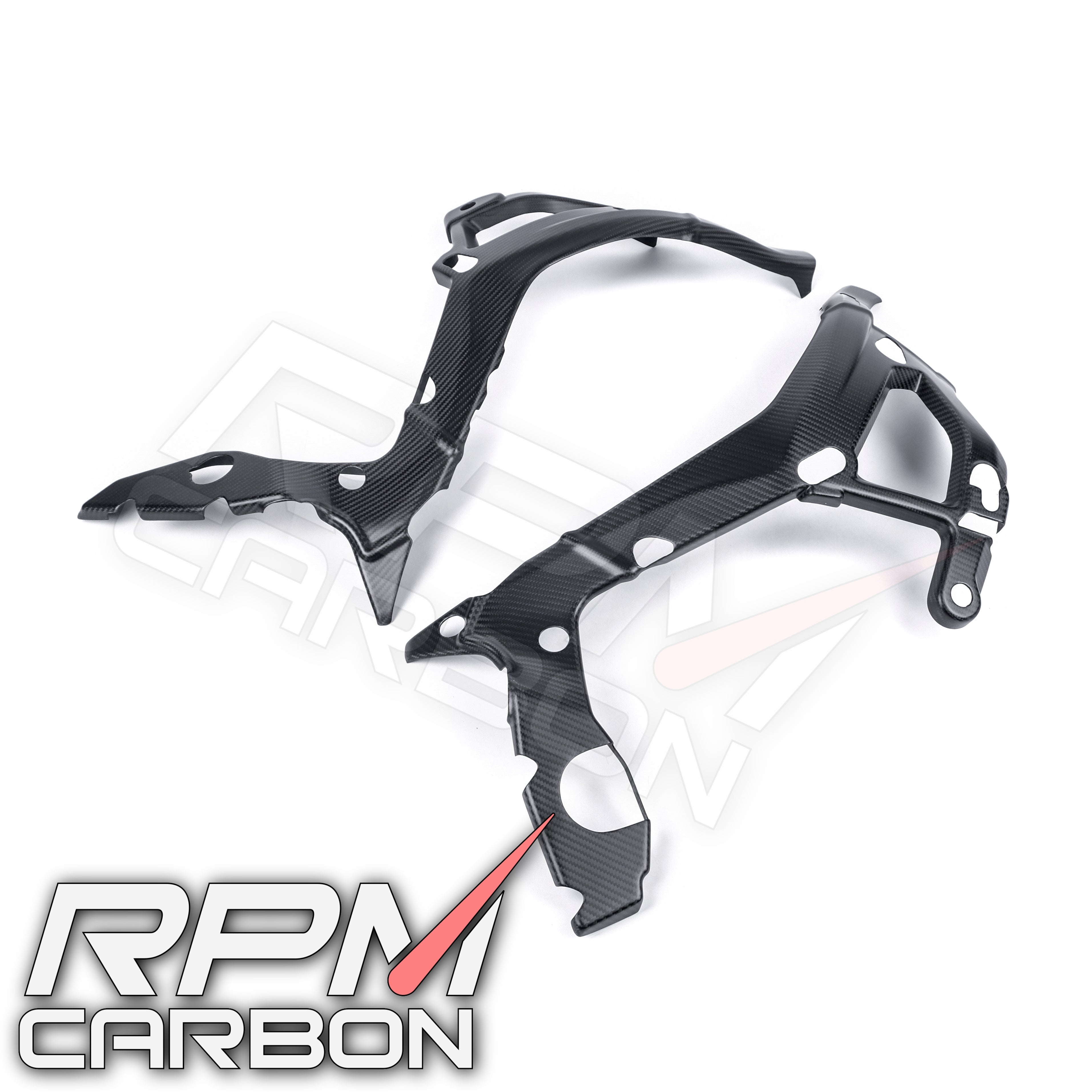 BMW S1000RR S1000R Carbon Fiber Frame Covers Protectors