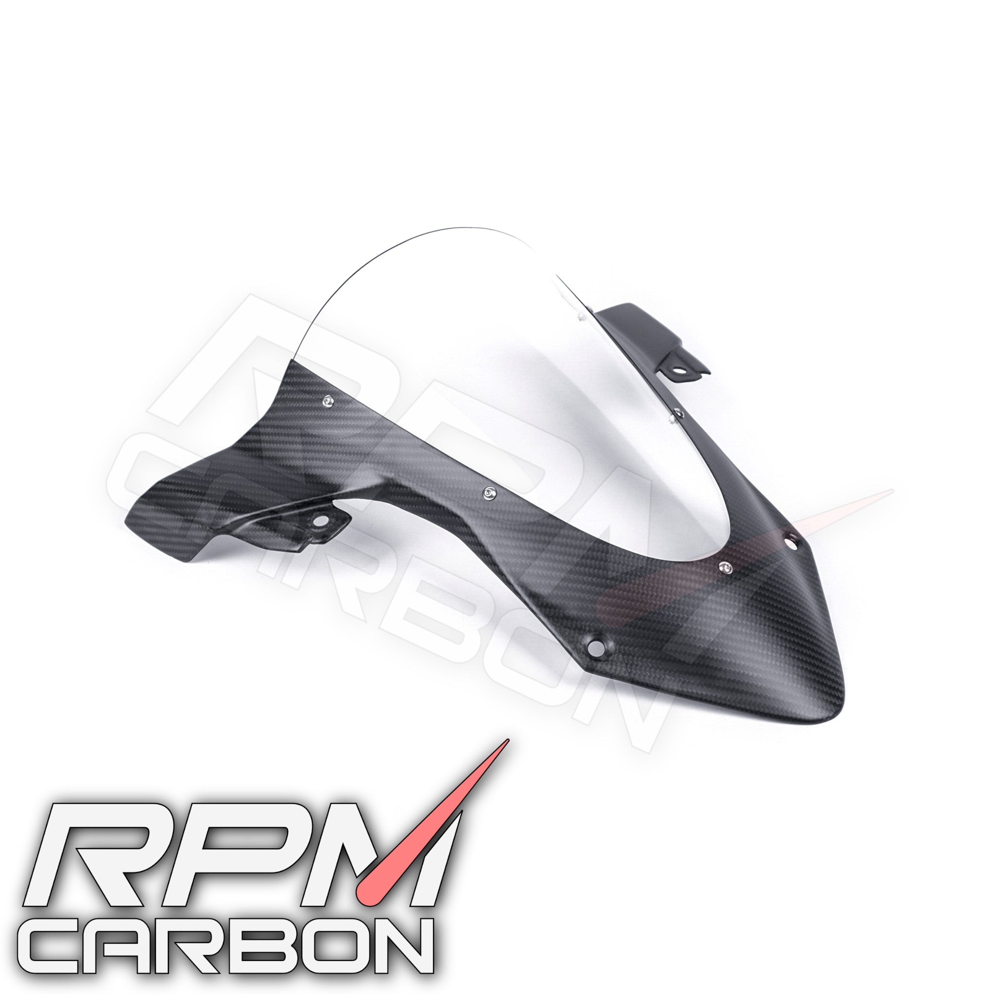 BMW S1000RR Windshield Carbon - Clear Glass (See Description)